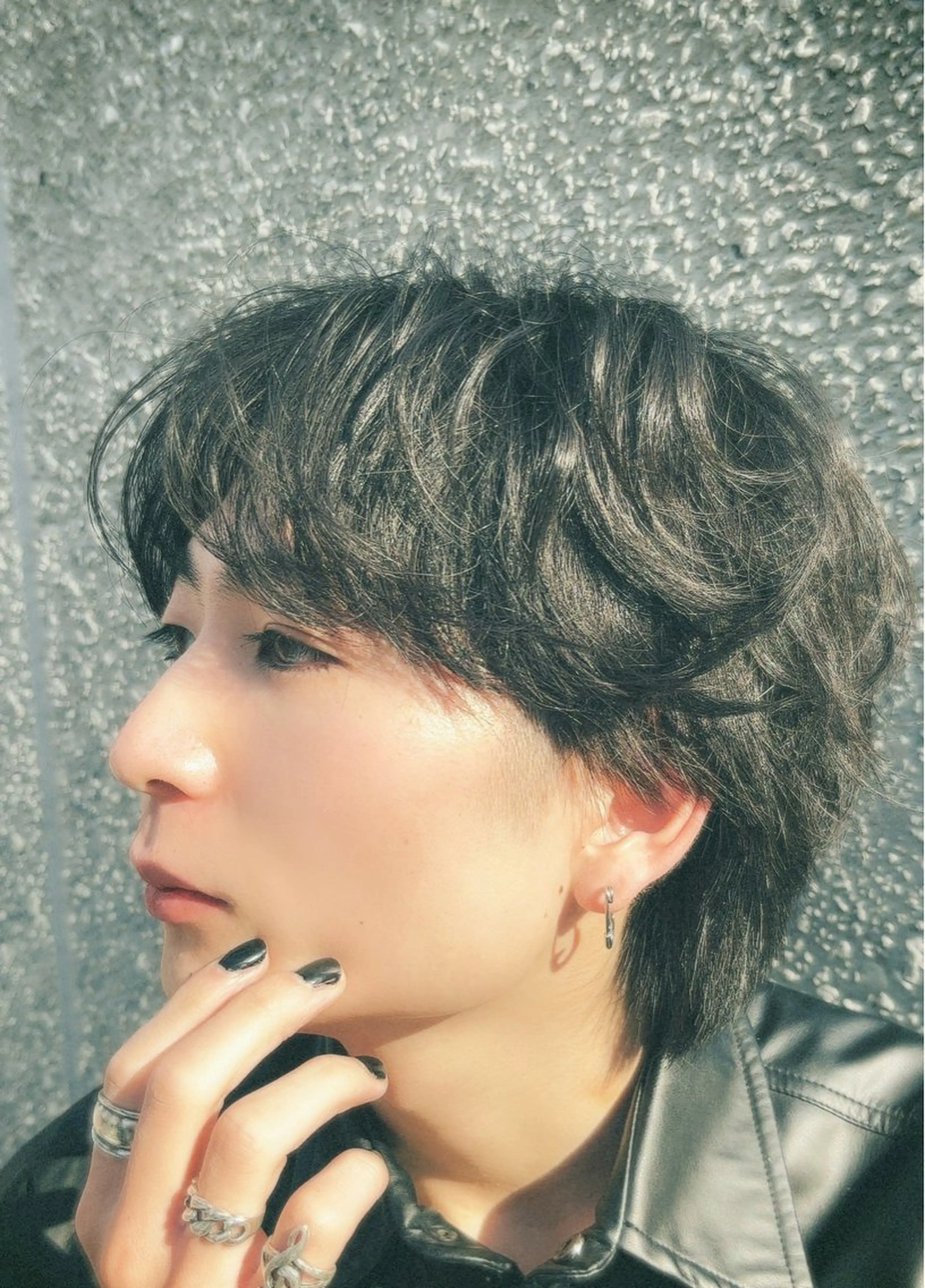 ショート パーマ メンズ カット パーマ トリートメント ヘッドスパ ヘアセット gallica表参道 副店長/佐藤翼のヘアスタイル