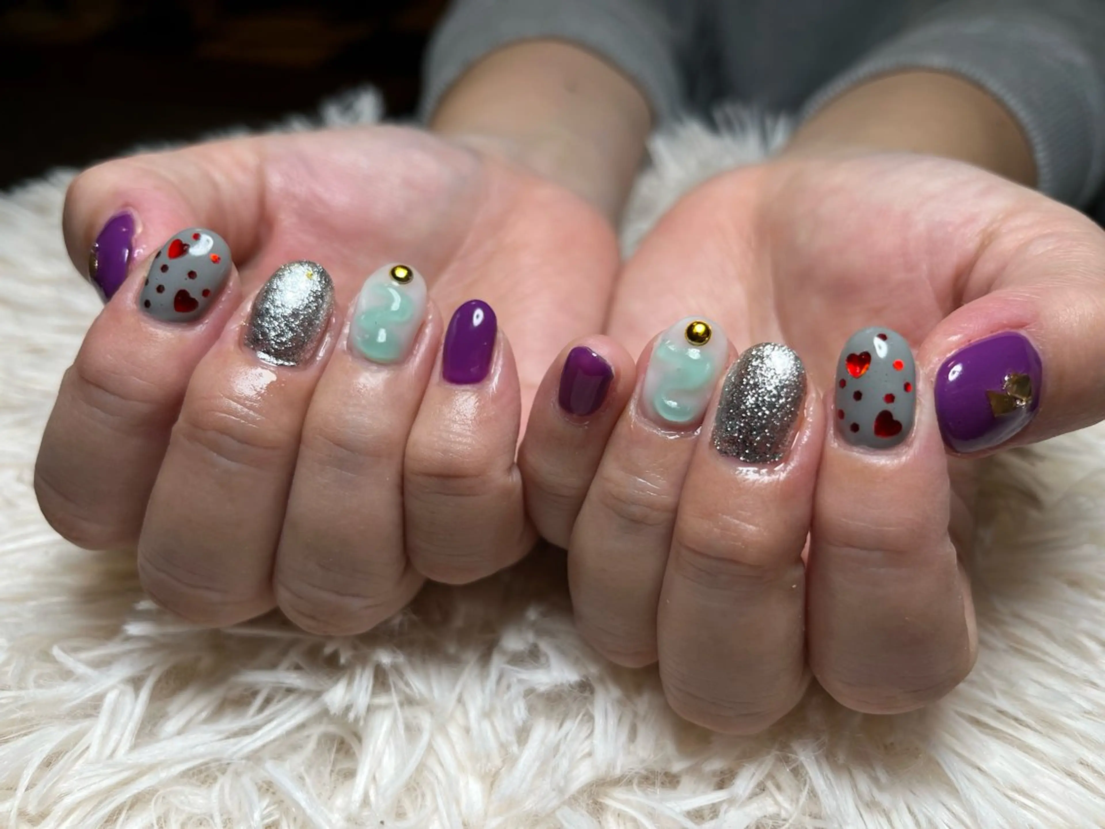 ネイル 大島 さやかのネイルデザイン