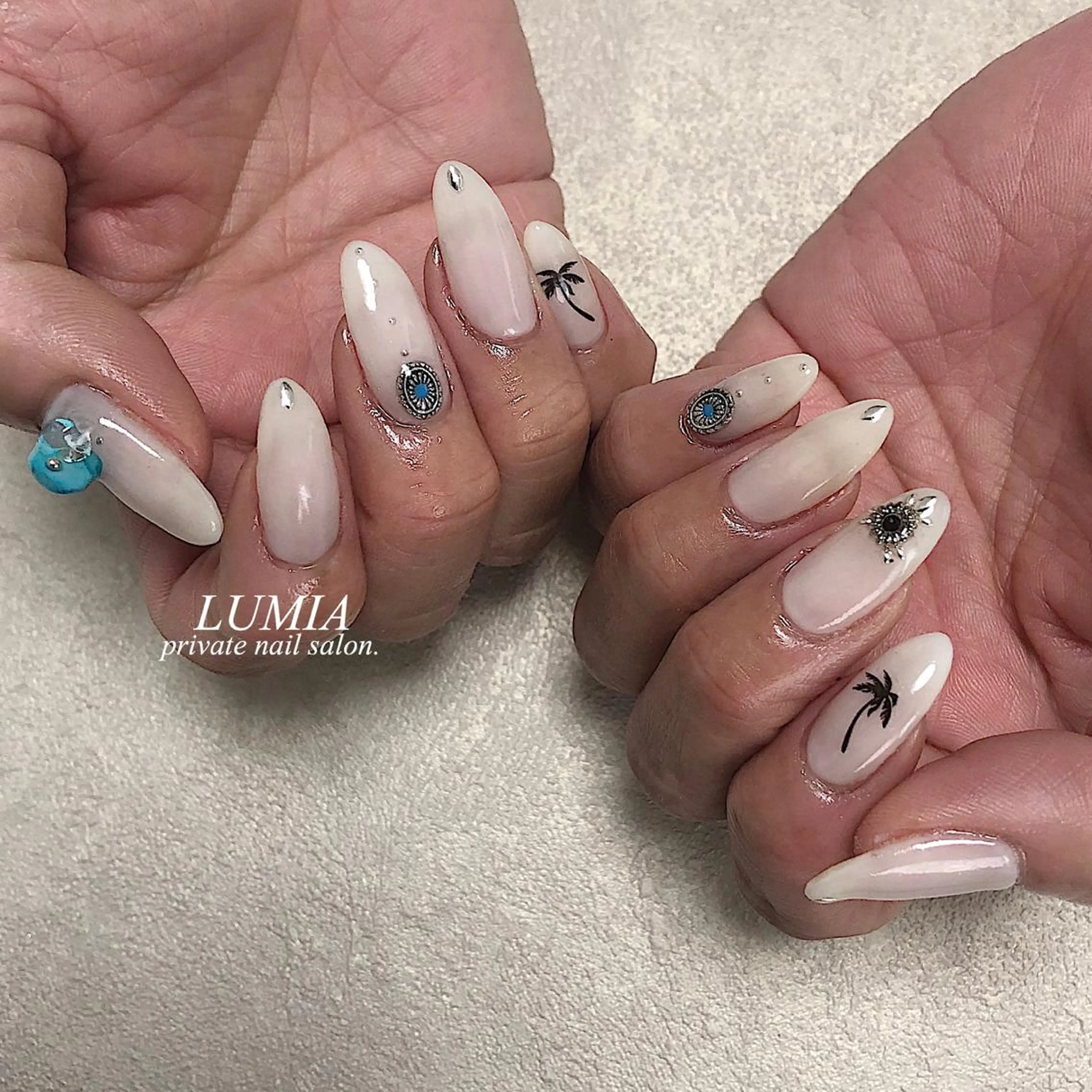 ネイル nail&eyelash Rine所属・Rine 放出 (リネ)のネイルデザイン