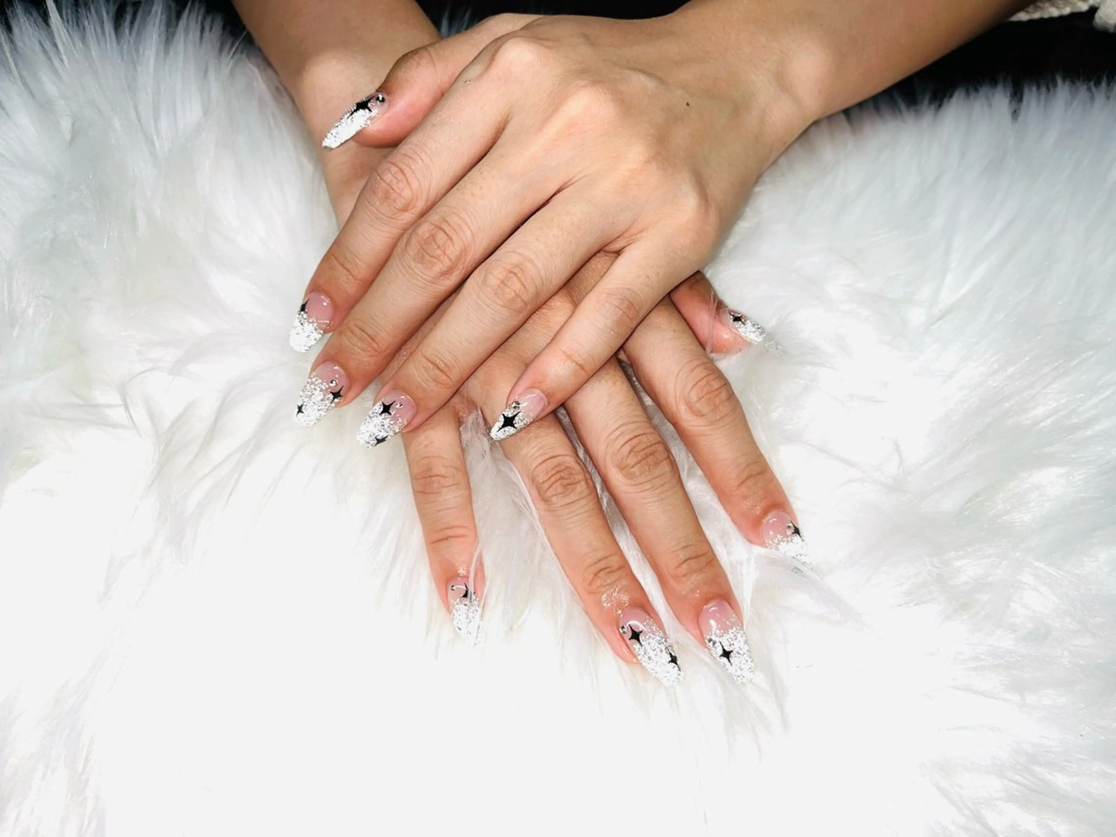 ネイル フラッシュネイル グラデーション 持ち込み AngelCoco Tabataのネイルデザイン