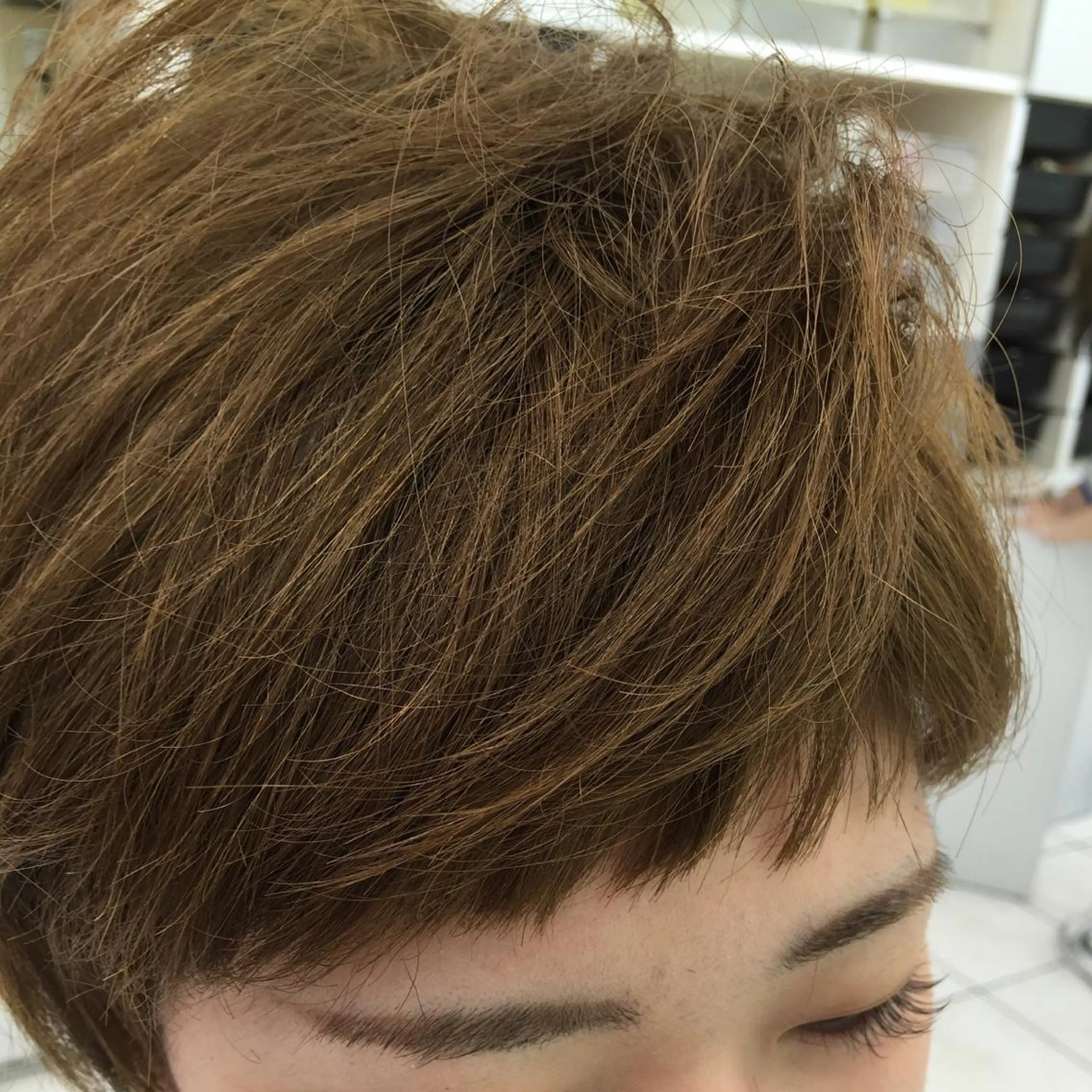ショート カラー パーマ 渡邉 ケイジのヘアスタイル