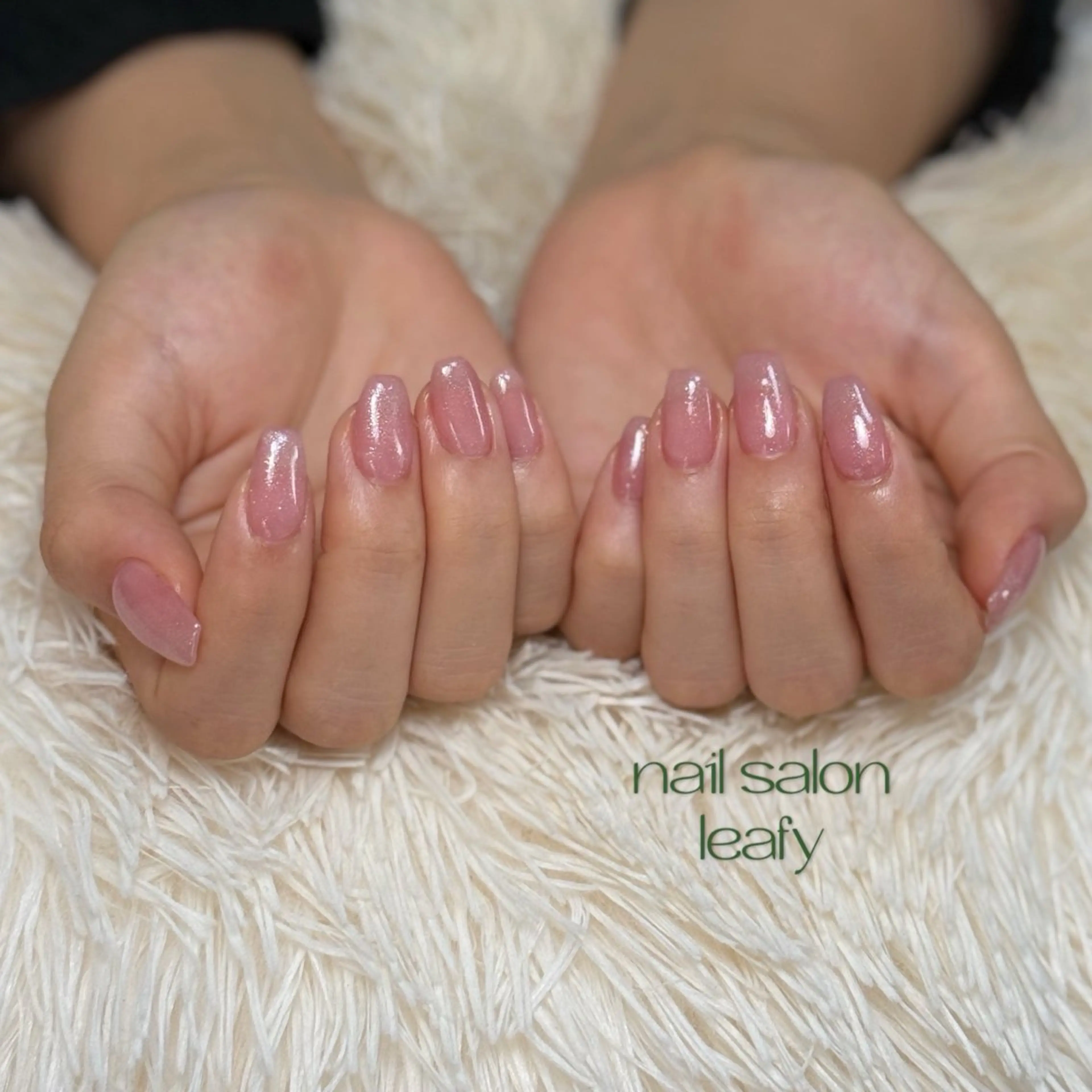ネイル ワンカラーネイル ハンドネイル ネイルサロン leafyのネイルデザイン