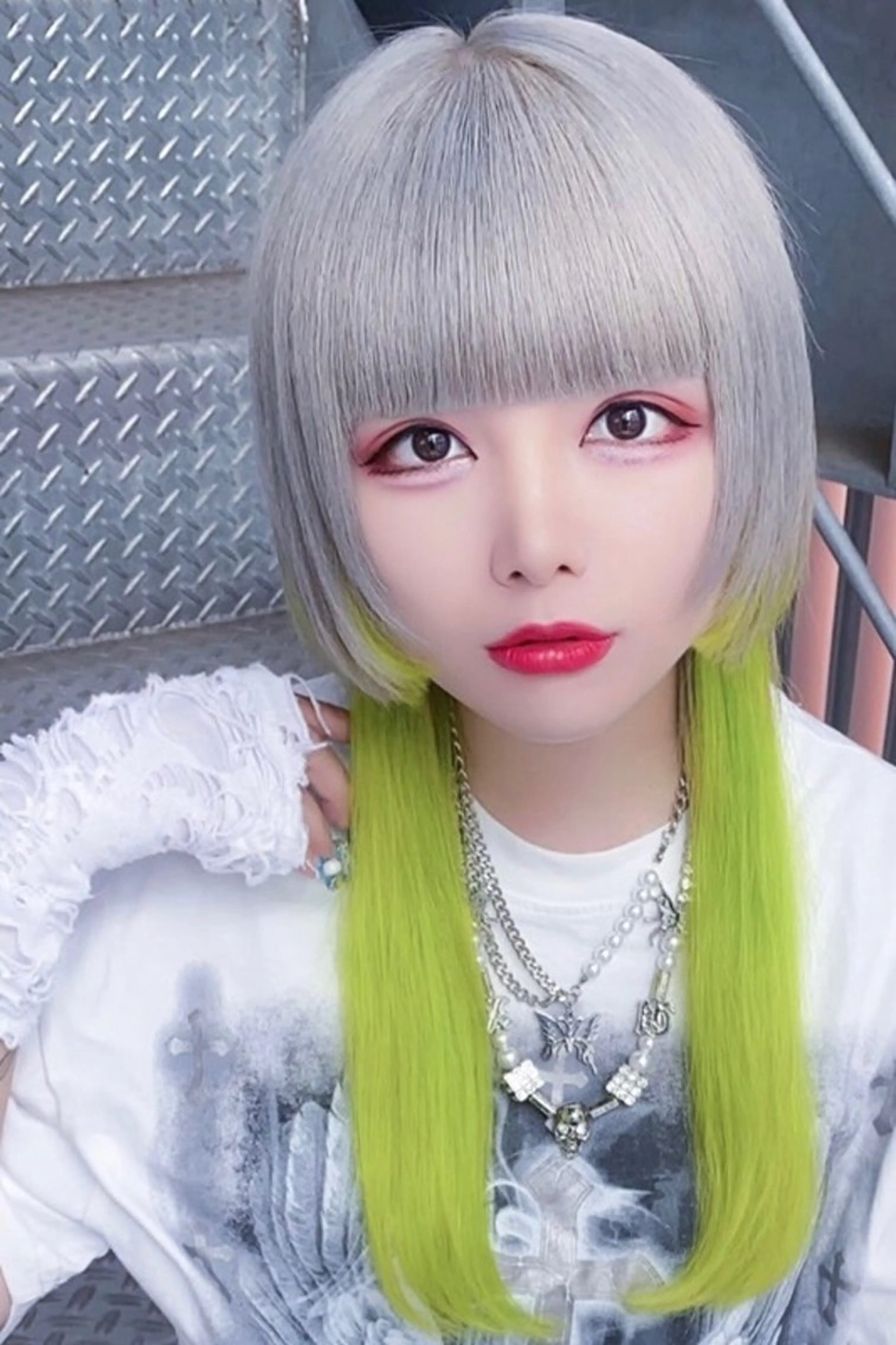 セミロング エクステ ウルフカット Mirai🎧 モデル募集中💌のヘアスタイル