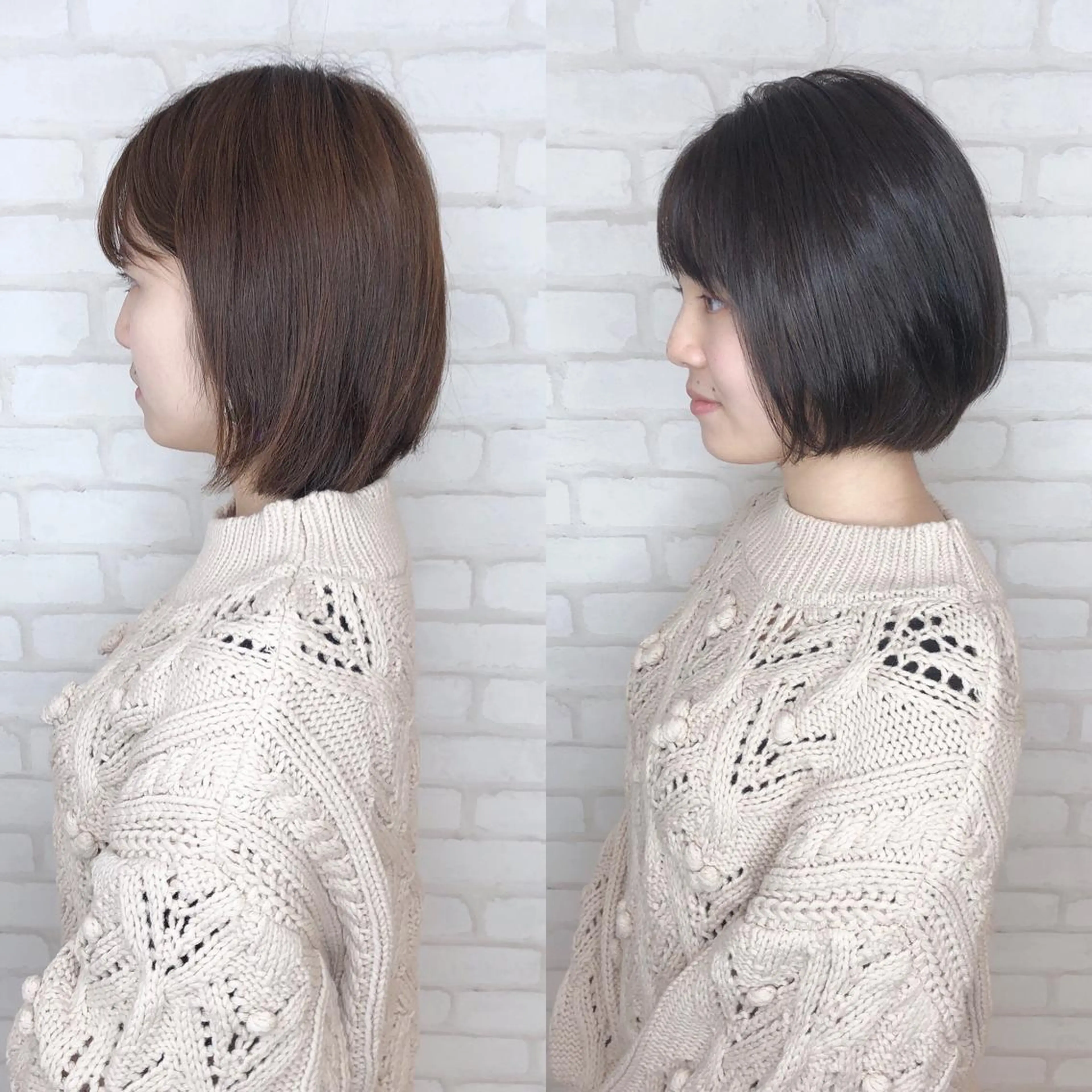 ショート カラー アビリタ 警固のヘアスタイル