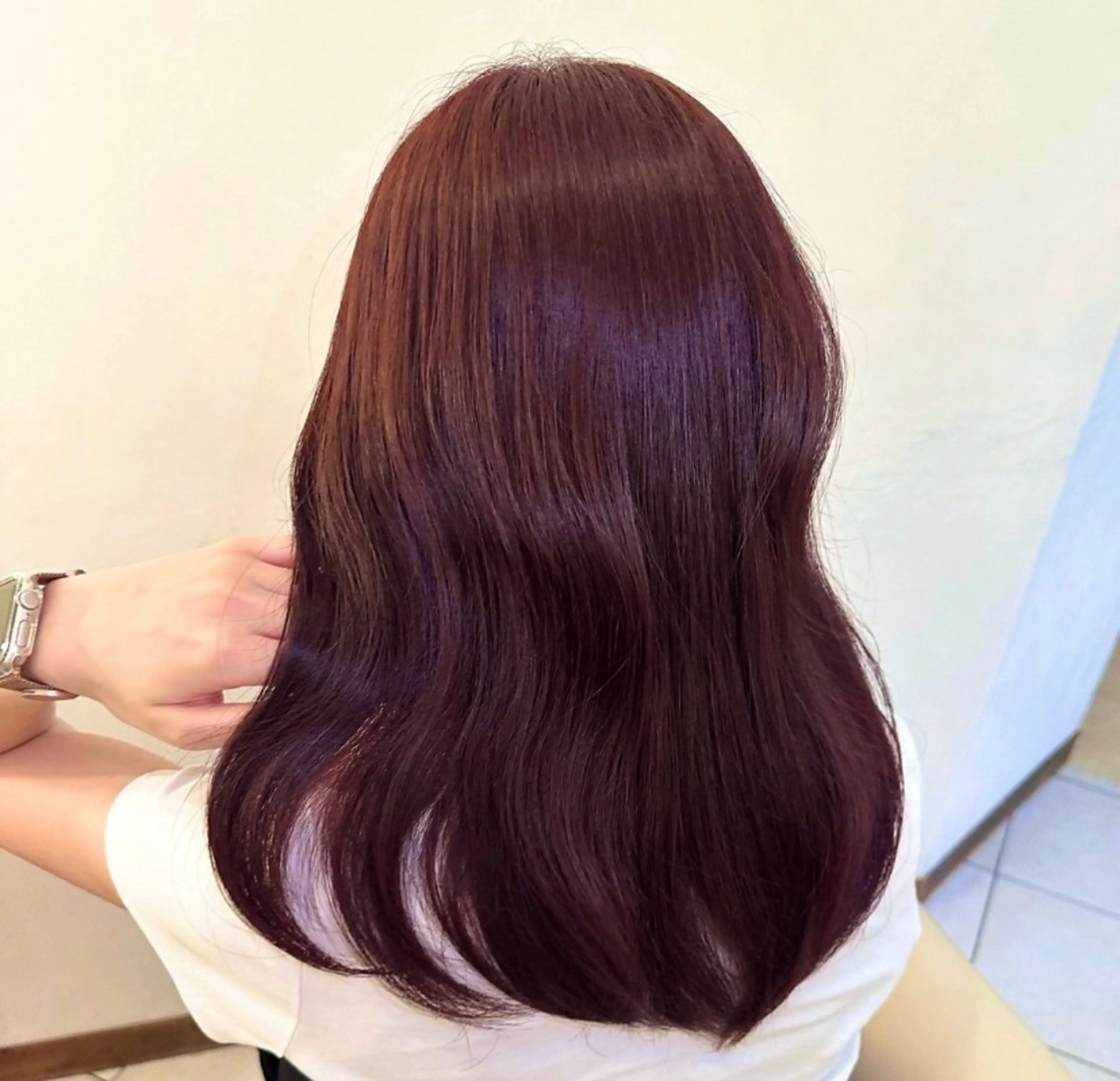セミロング ヘアカラー 福村 彩夏のヘアスタイル