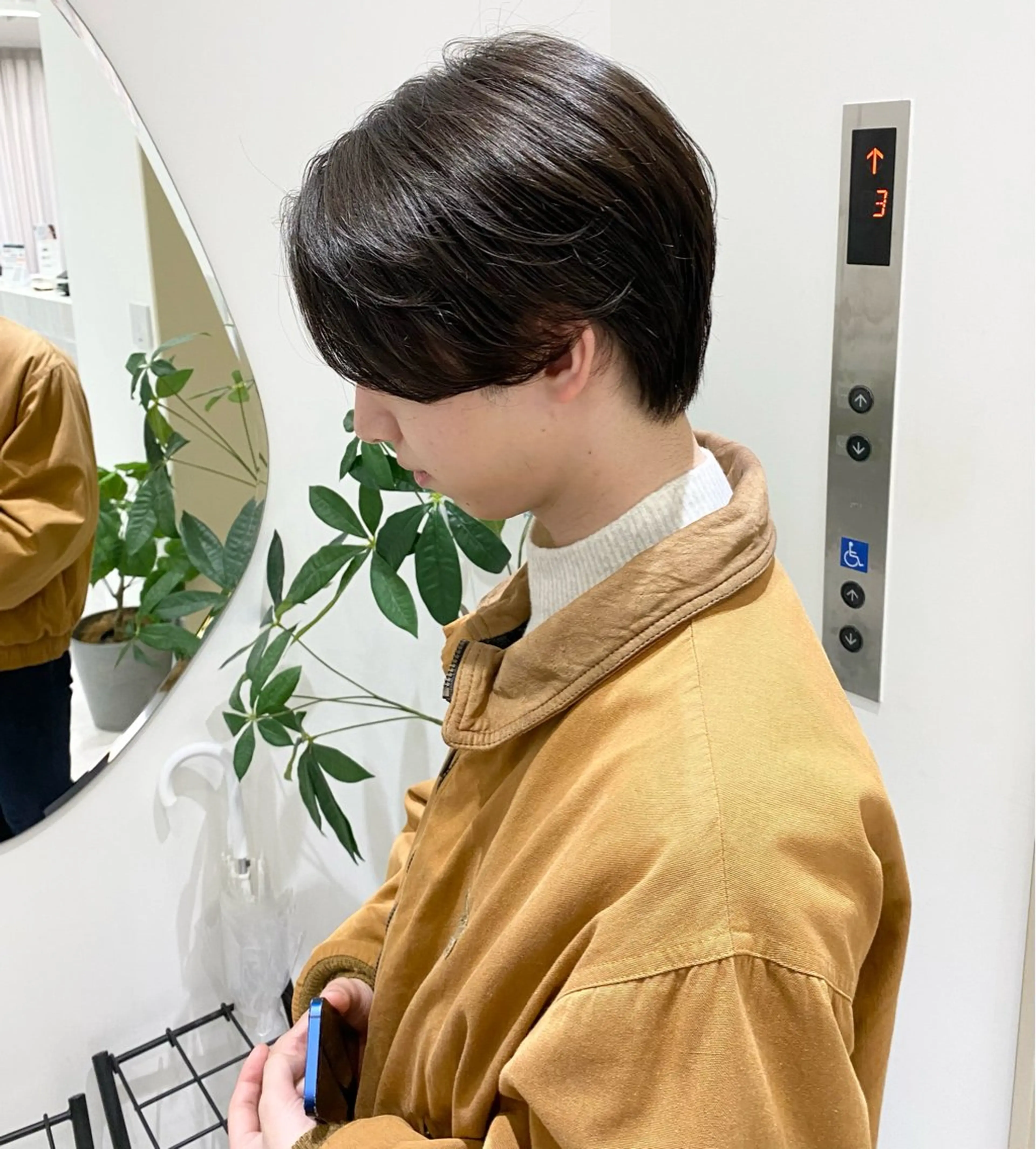 ショート メンズ トリートメント men'ssalon Zina天神所属・✨髪質改善/顔周りカ ット/縮毛矯正✨三隅のヘアスタイル