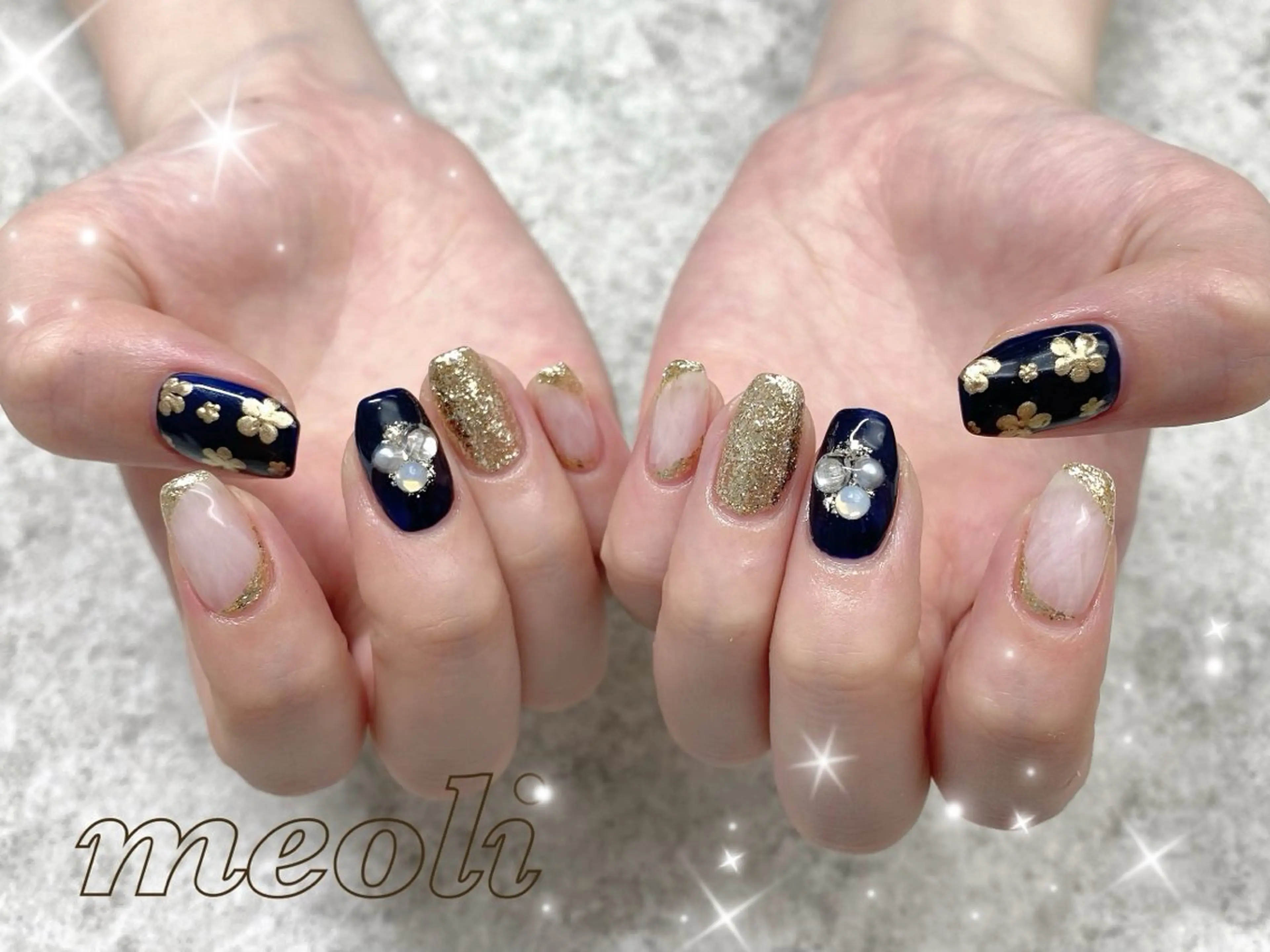ネイル ハンドネイル nail salon meoli メグのネイルデザイン