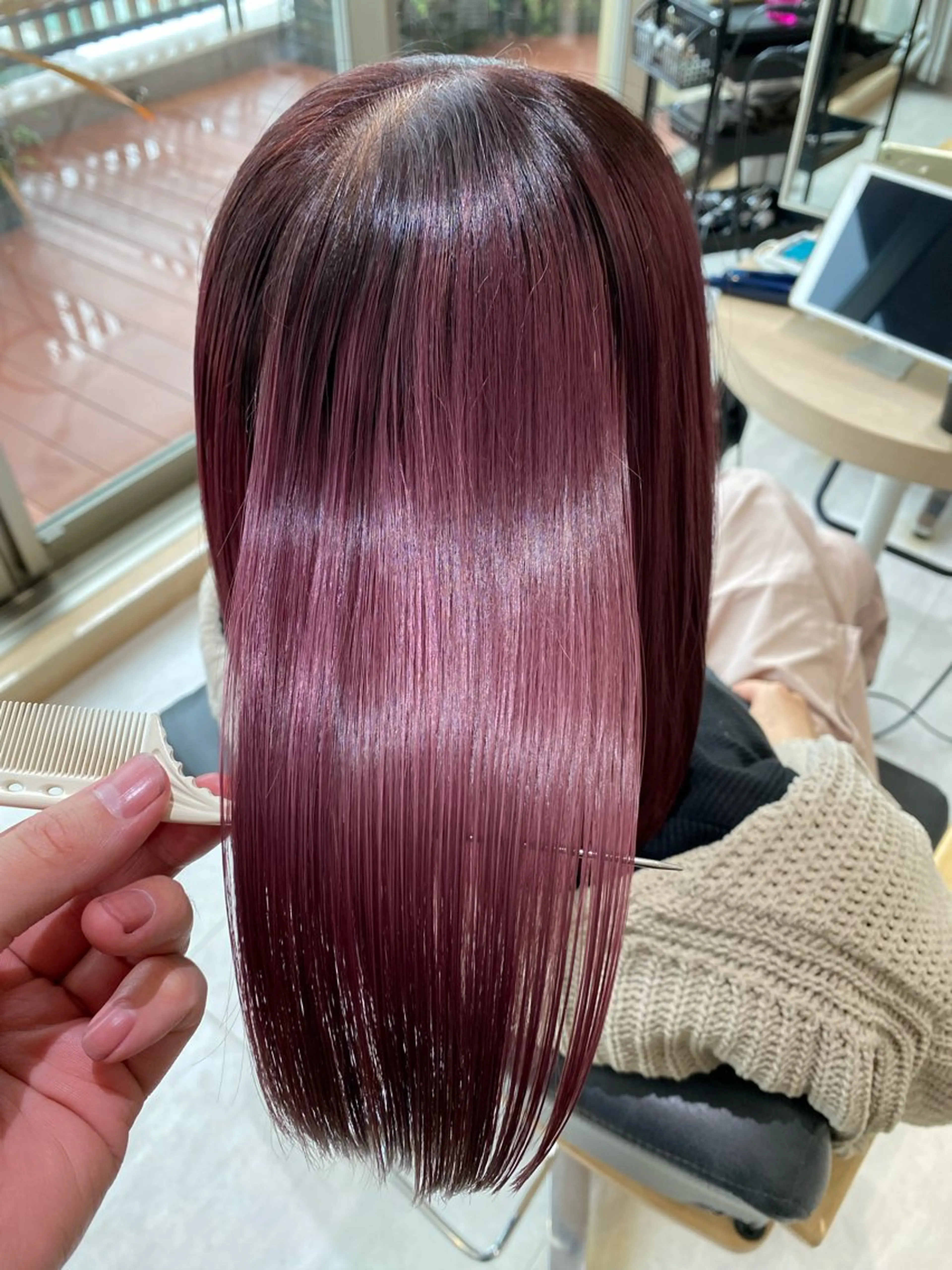 ミディアム トリートメント men'ssalon Zina天神所属・✨髪質改善/顔周りカ ット/縮毛矯正✨三隅のヘアスタイル