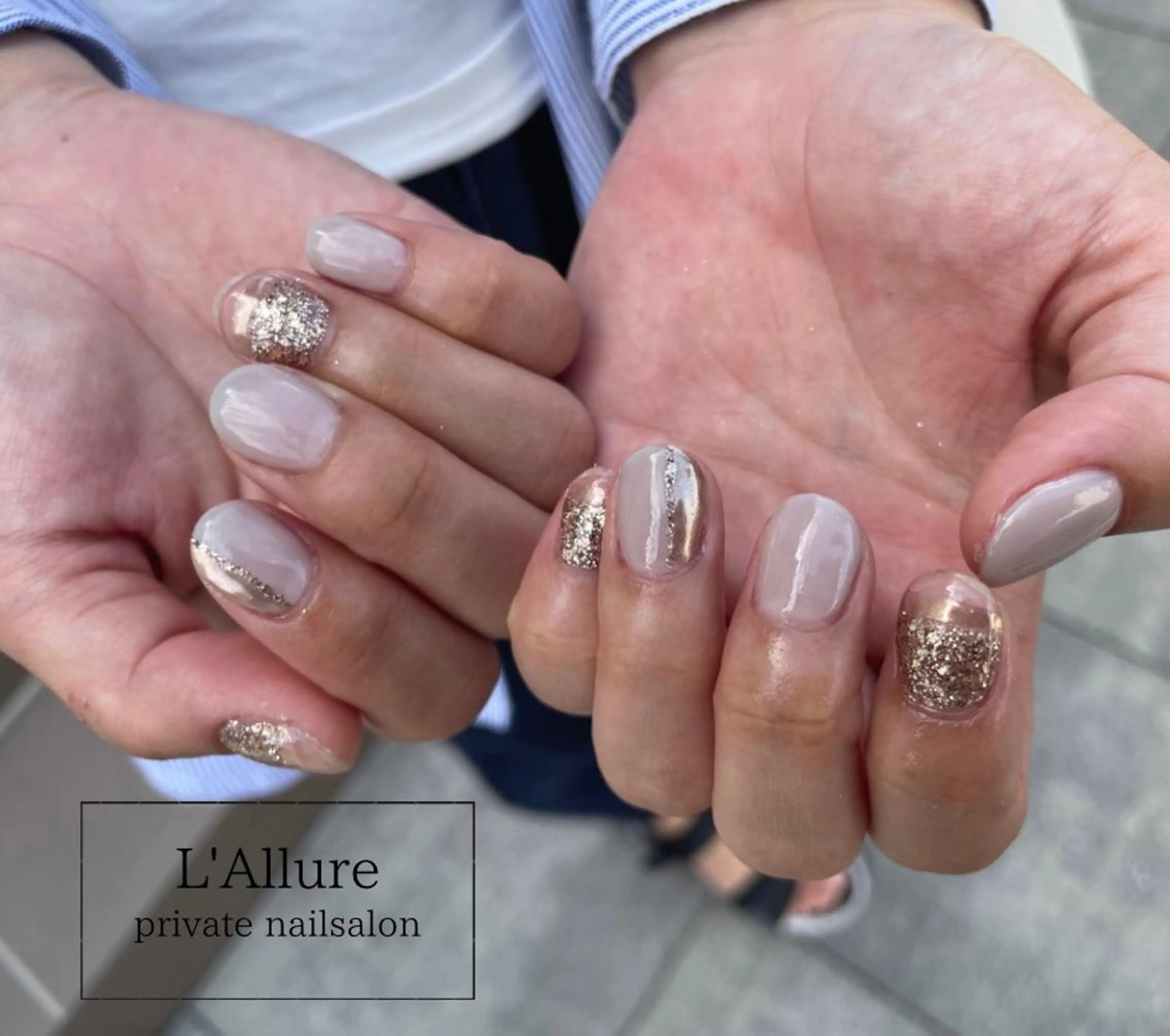 ネイル ニュアンスネイル ハンドネイル nailsalon -L'Allure-のネイルデザイン
