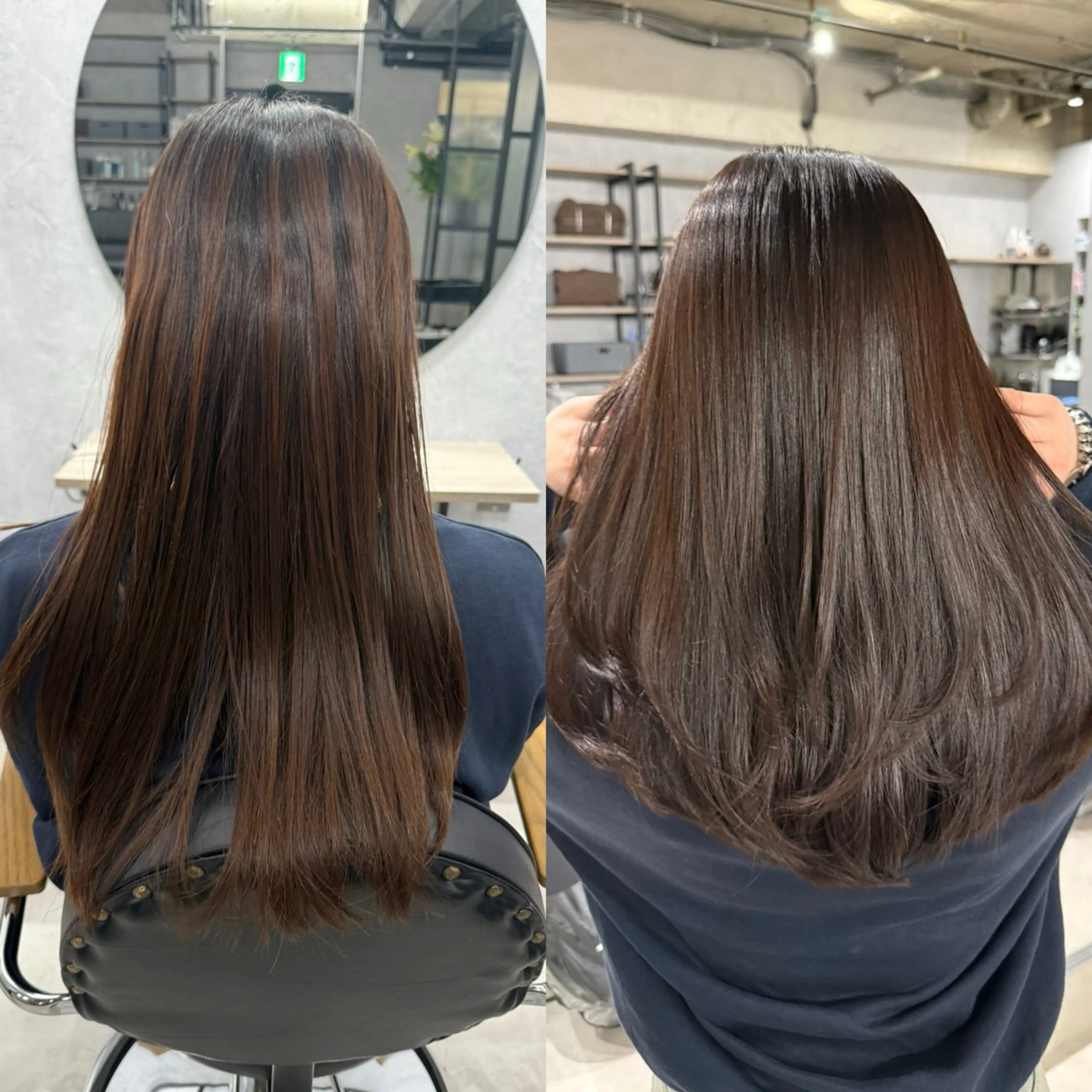 カット+髪質改善トリートメント2step ¥6900の写真