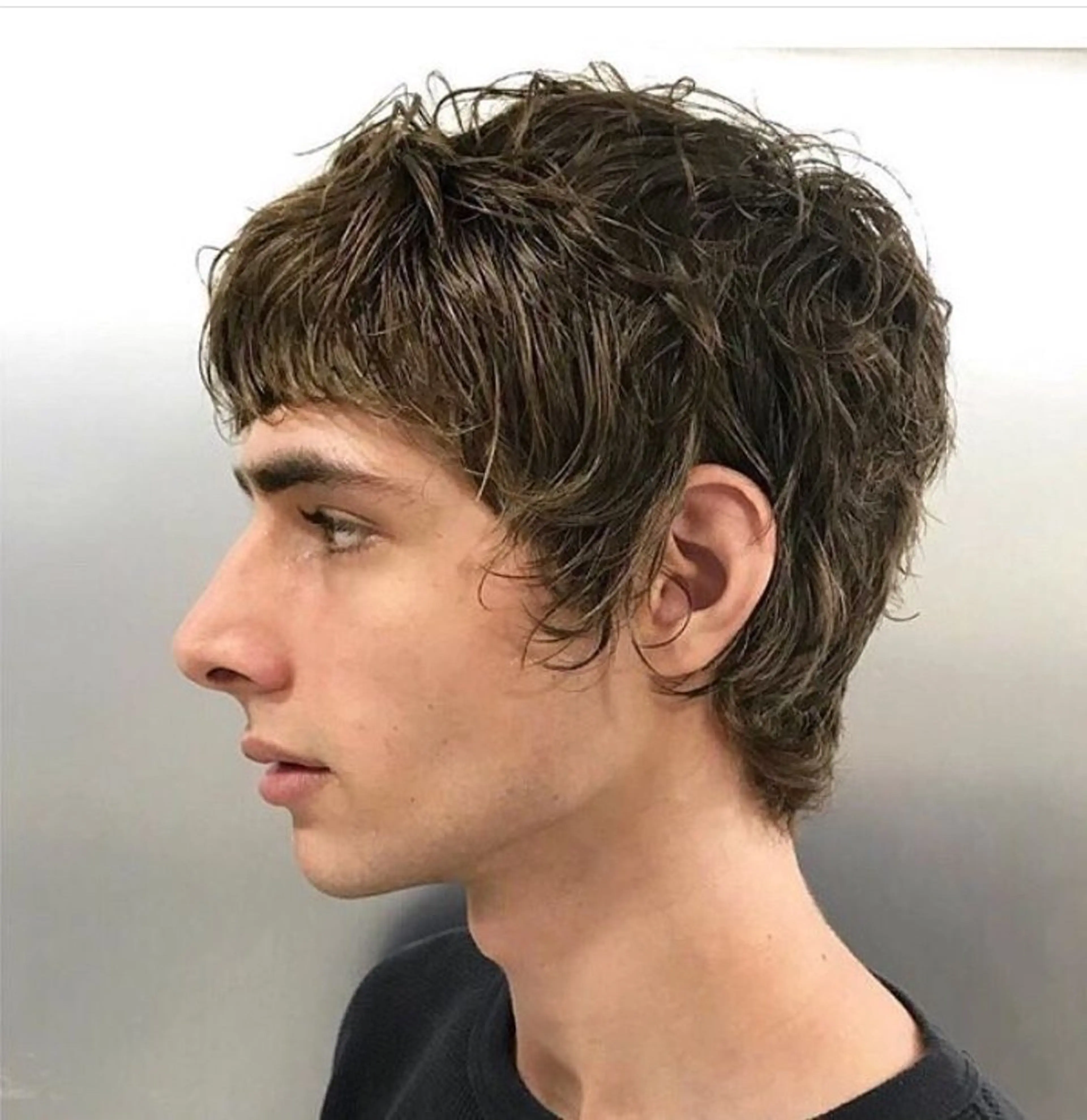 ショート パーマ メンズ カット 吉田一輝 外国人パーマのヘアスタイル