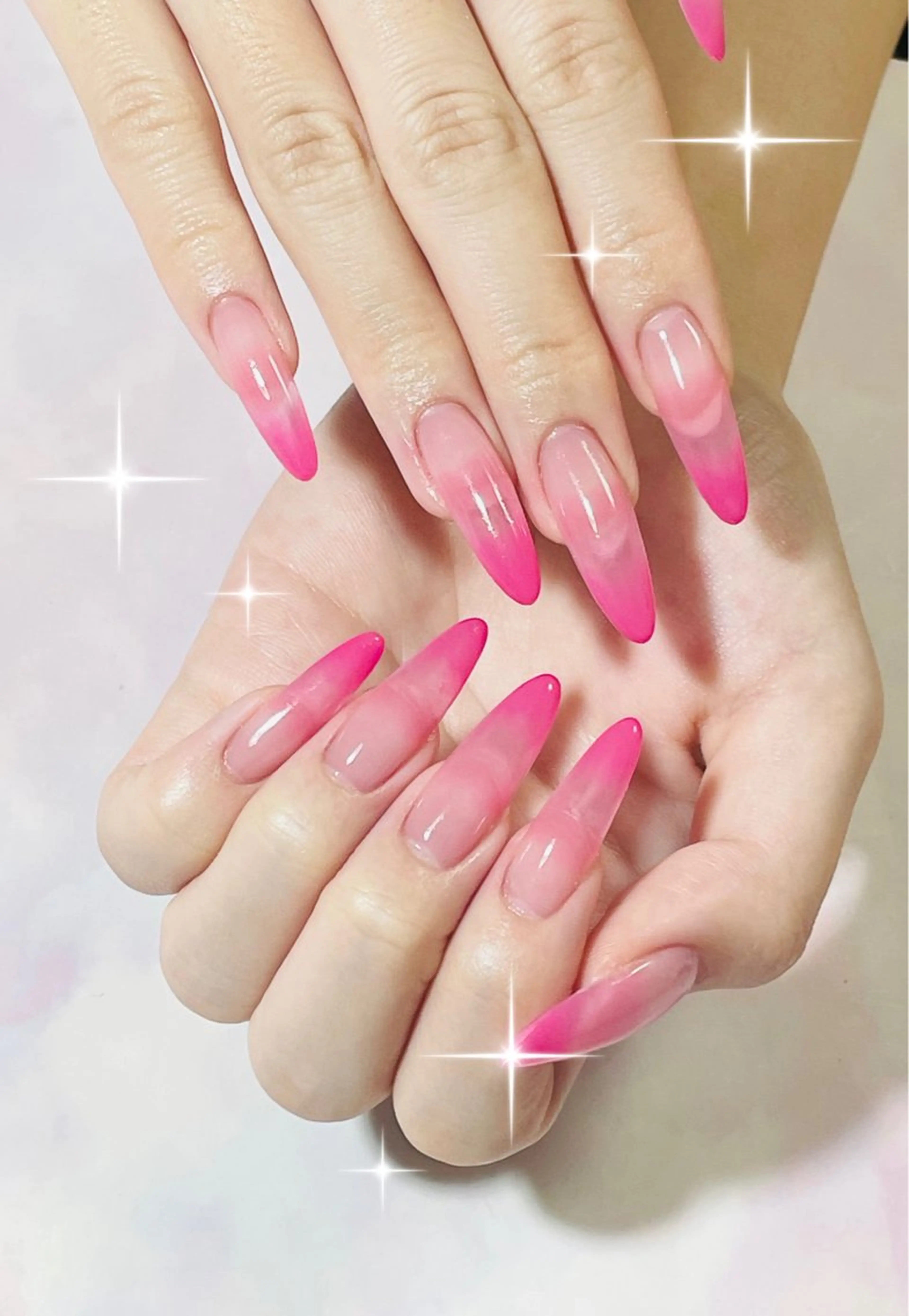 ネイル グラデーション スカルプネイル レワード所属・reward＊安藤 ゆかりのネイルデザイン