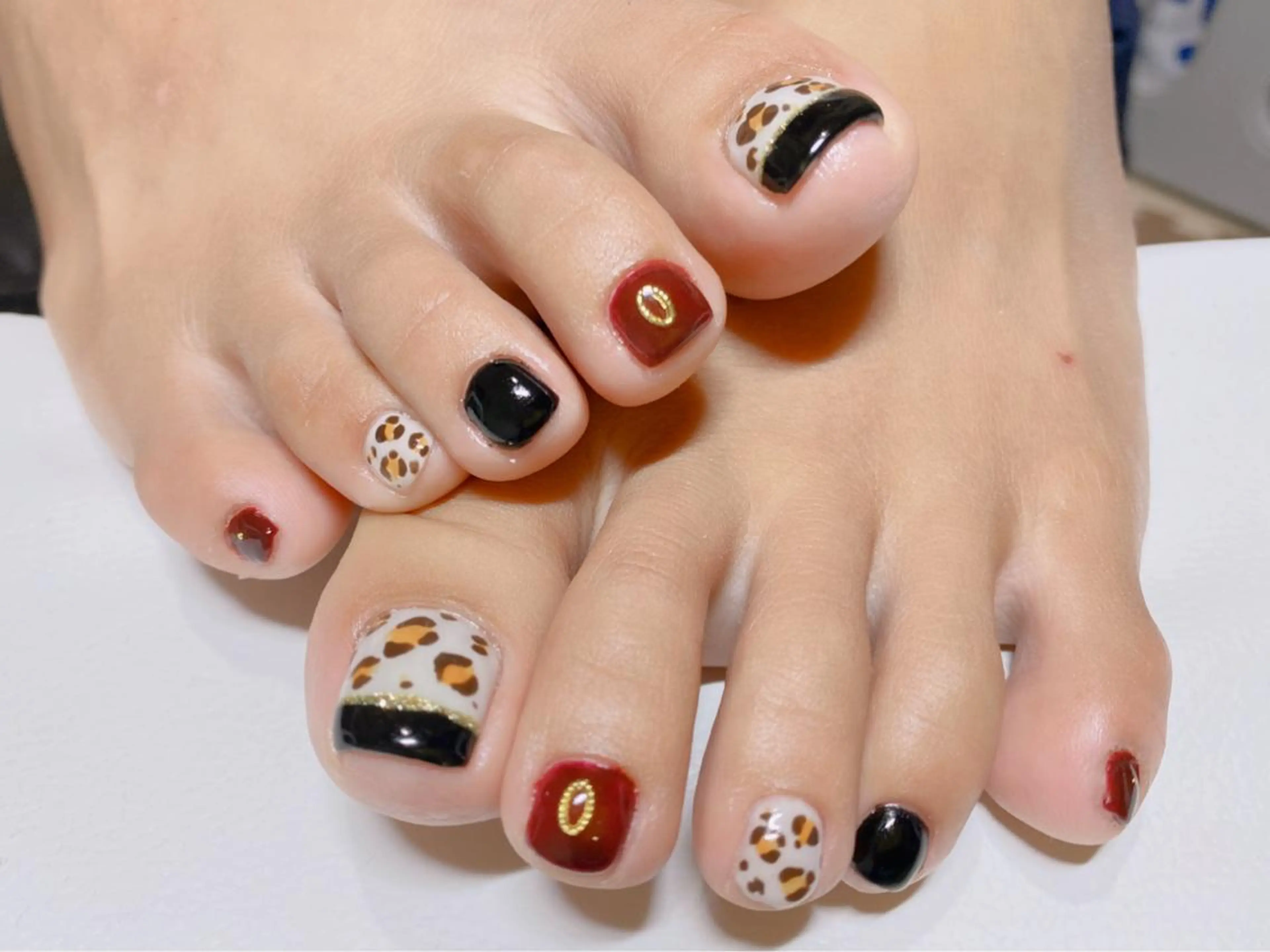 ネイル アニマル柄 u sのネイルデザイン