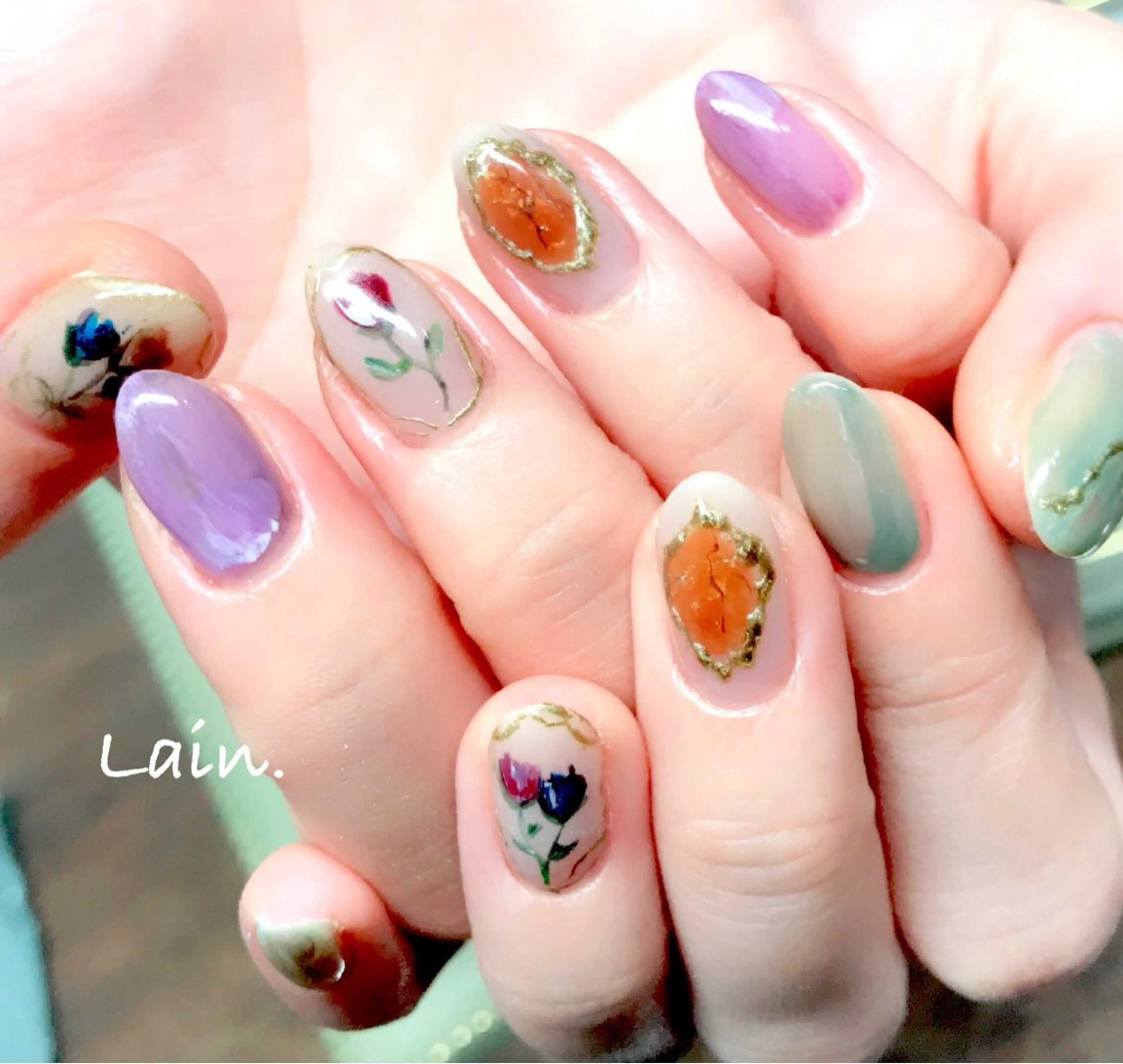ネイル Liennail 持込デザインやり放題のネイルデザイン
