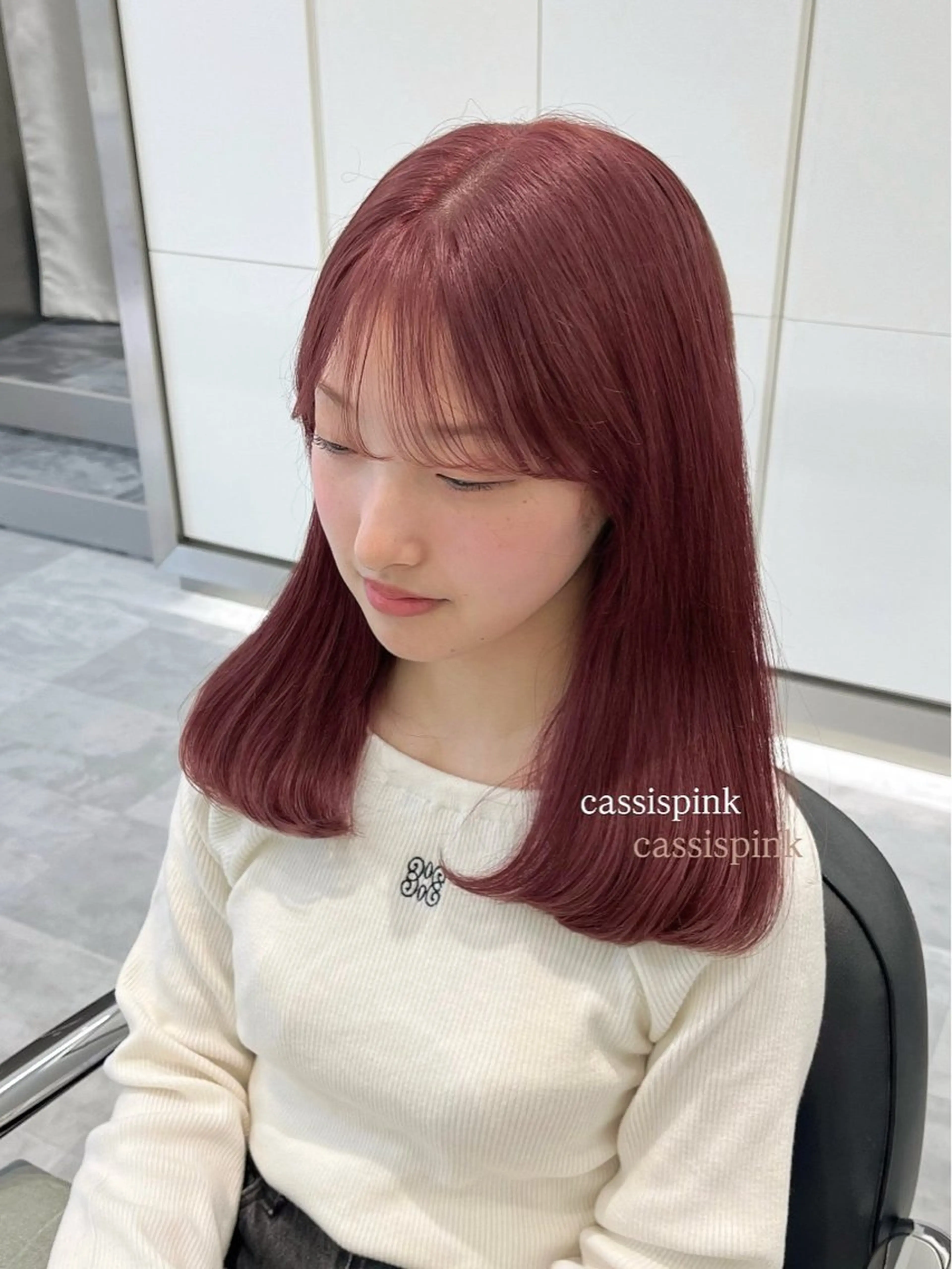 セミロング カラー ParveMix ♡白神みやびのヘアスタイル