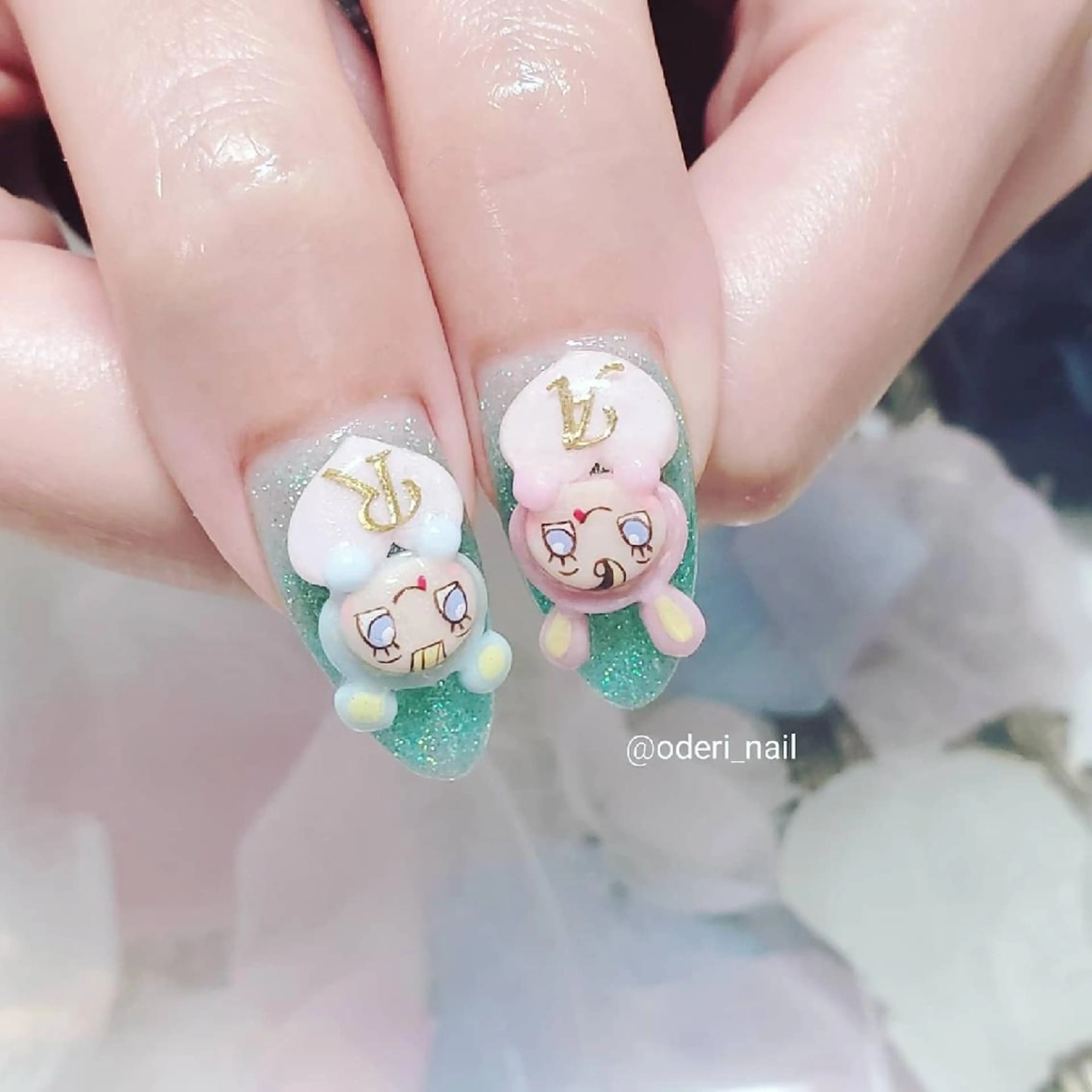 ネイル アートネイル ジェルネイル おで@ oderi_nailのネイルデザイン