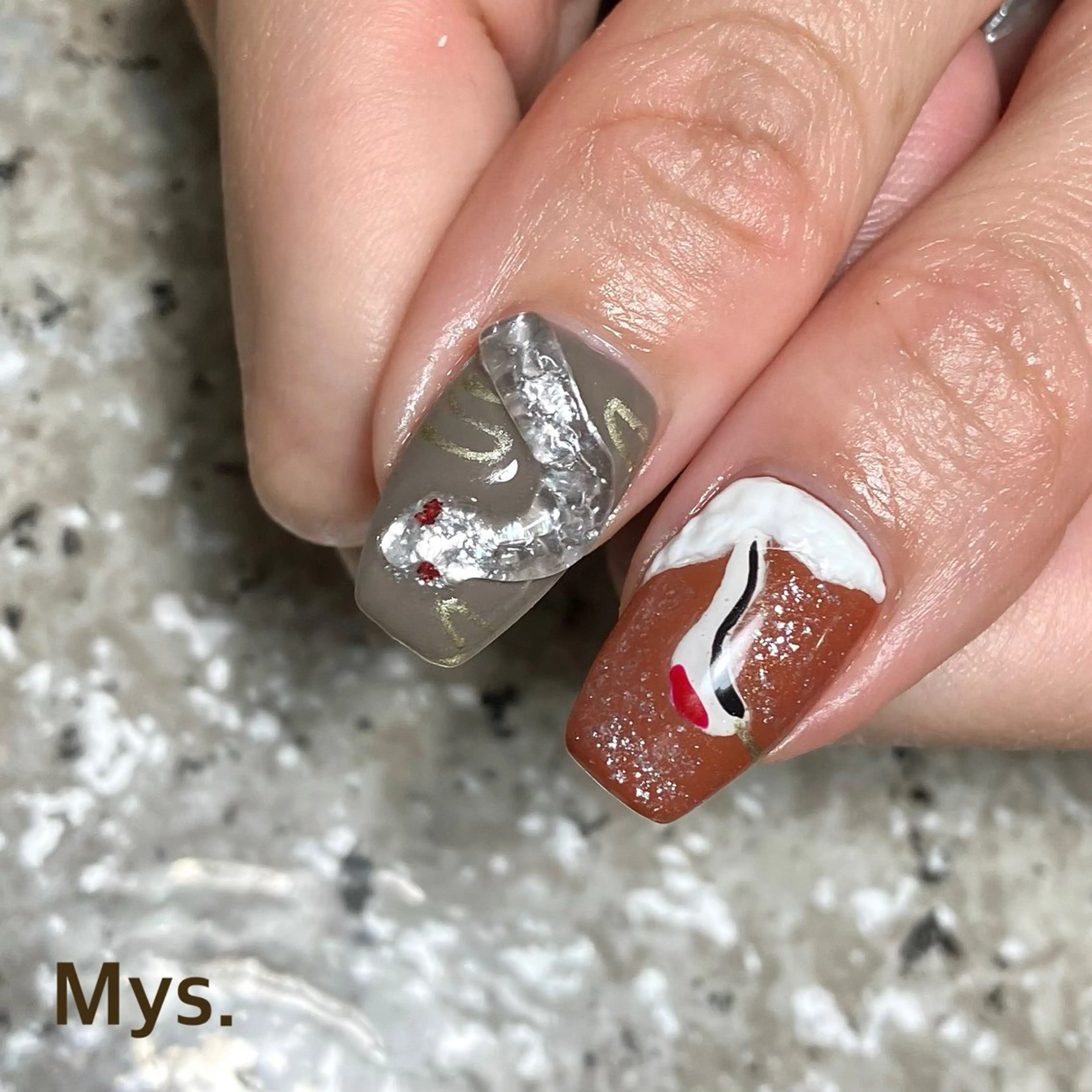 ネイル ハンドネイル Mys. 三上紗紀のネイルデザイン