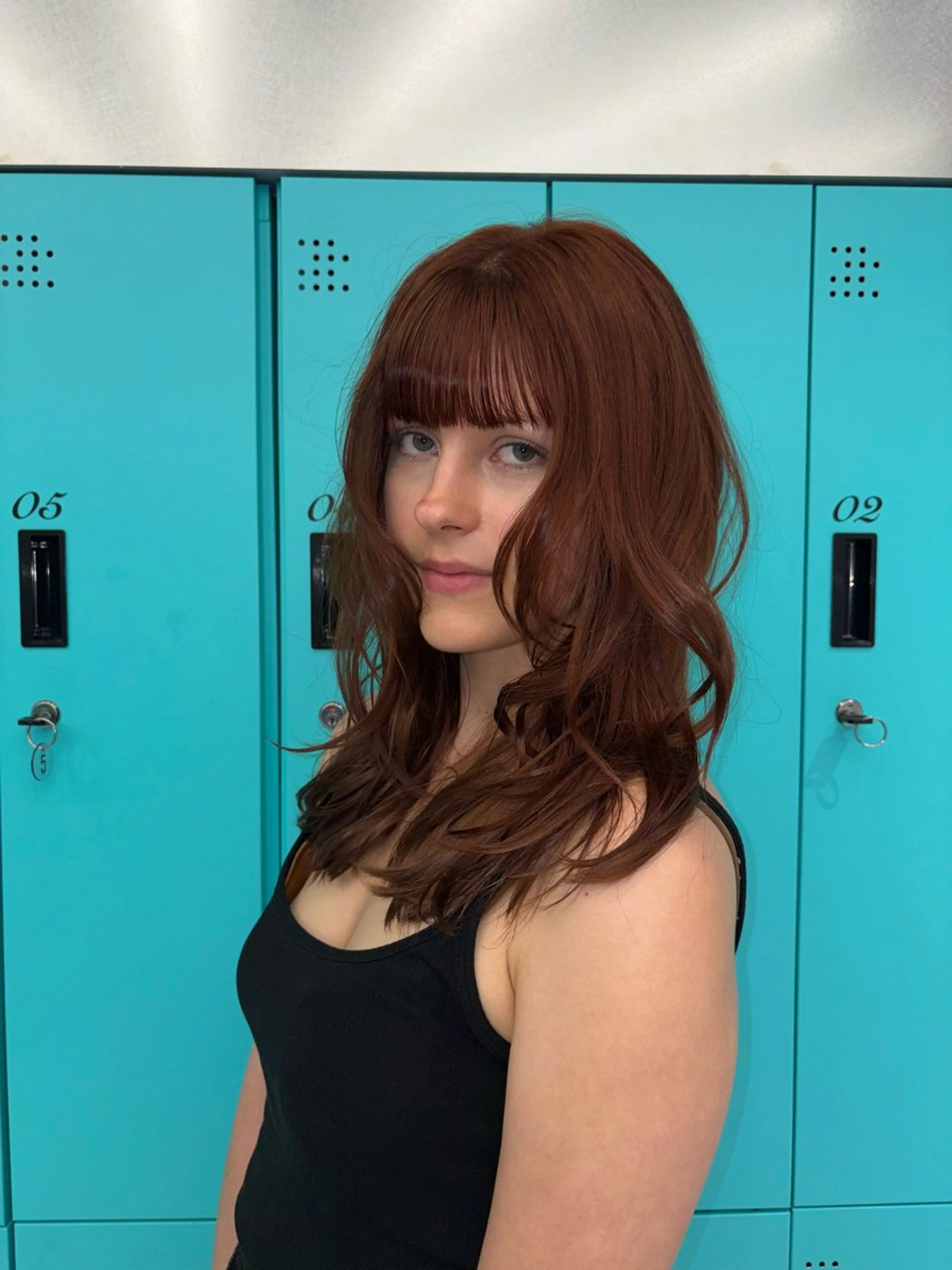 セミロング ハイトーン/ネイル カナコ🫧のヘアスタイル