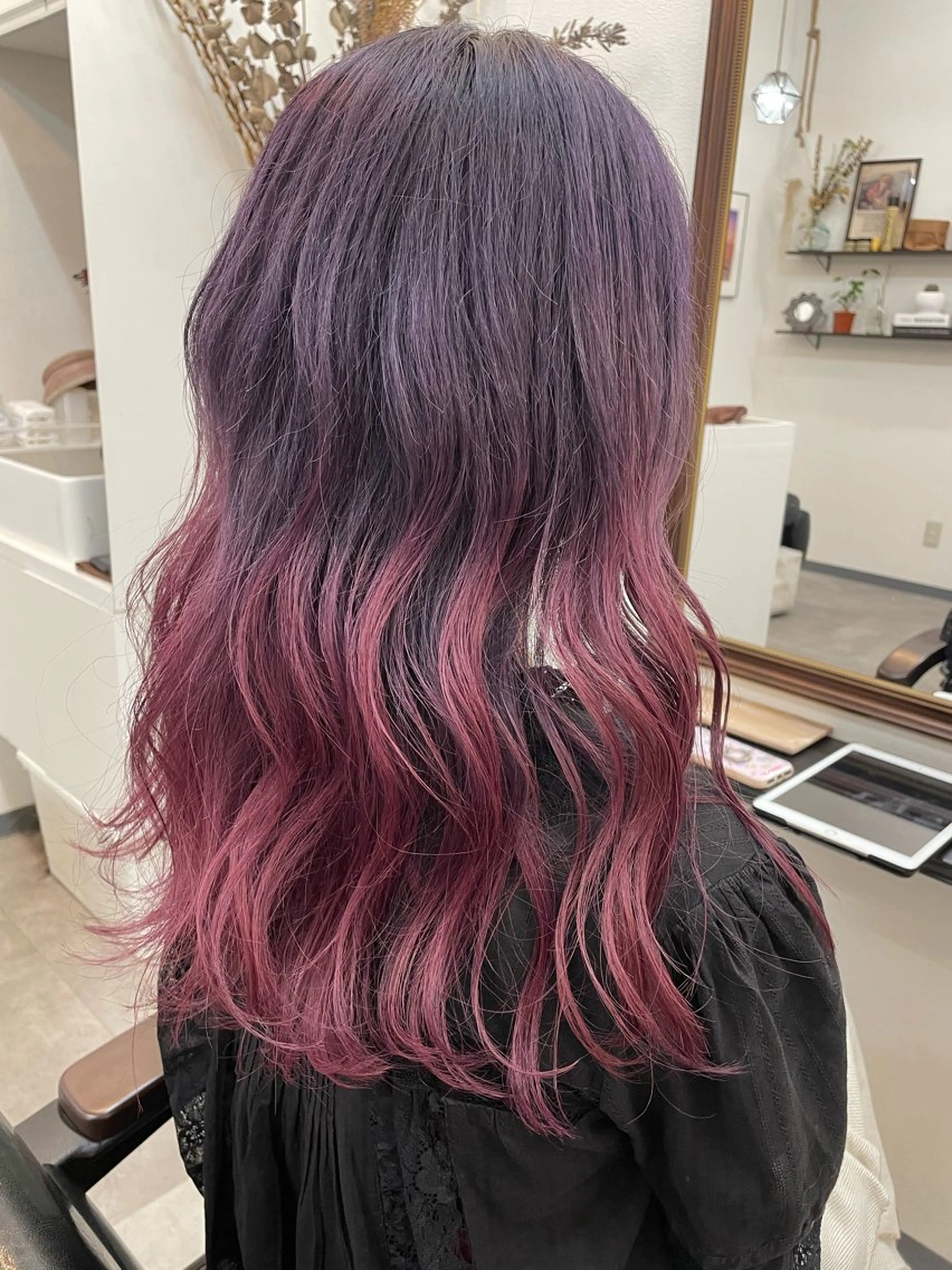 セミロング カラー 艶カラー🌙縮毛矯正 /ボブ【Reina】のヘアスタイル