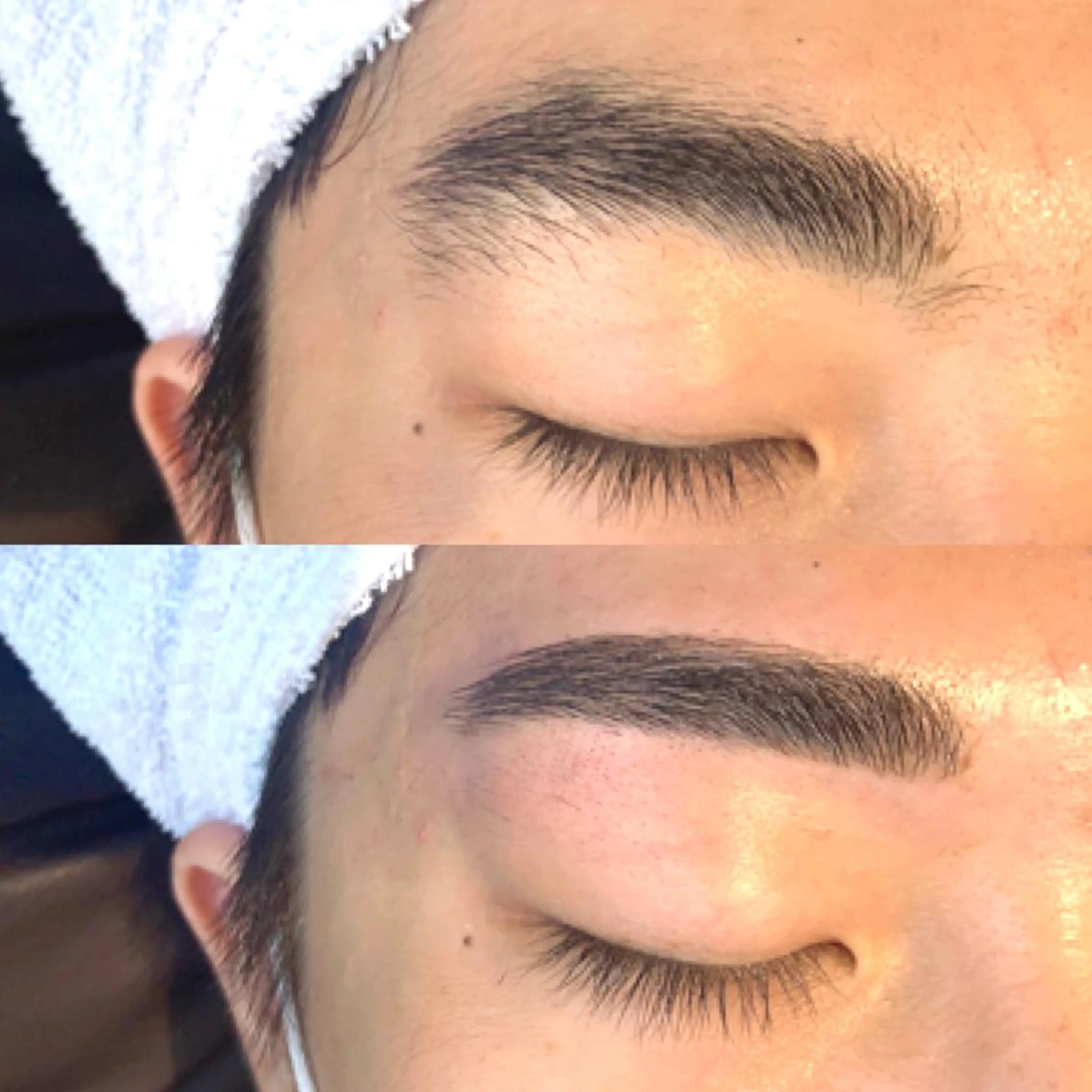 メンズ アイブロウ 眉毛ワックス脱毛 litva 鏡ほのかの眉毛・アイブロウイメージ