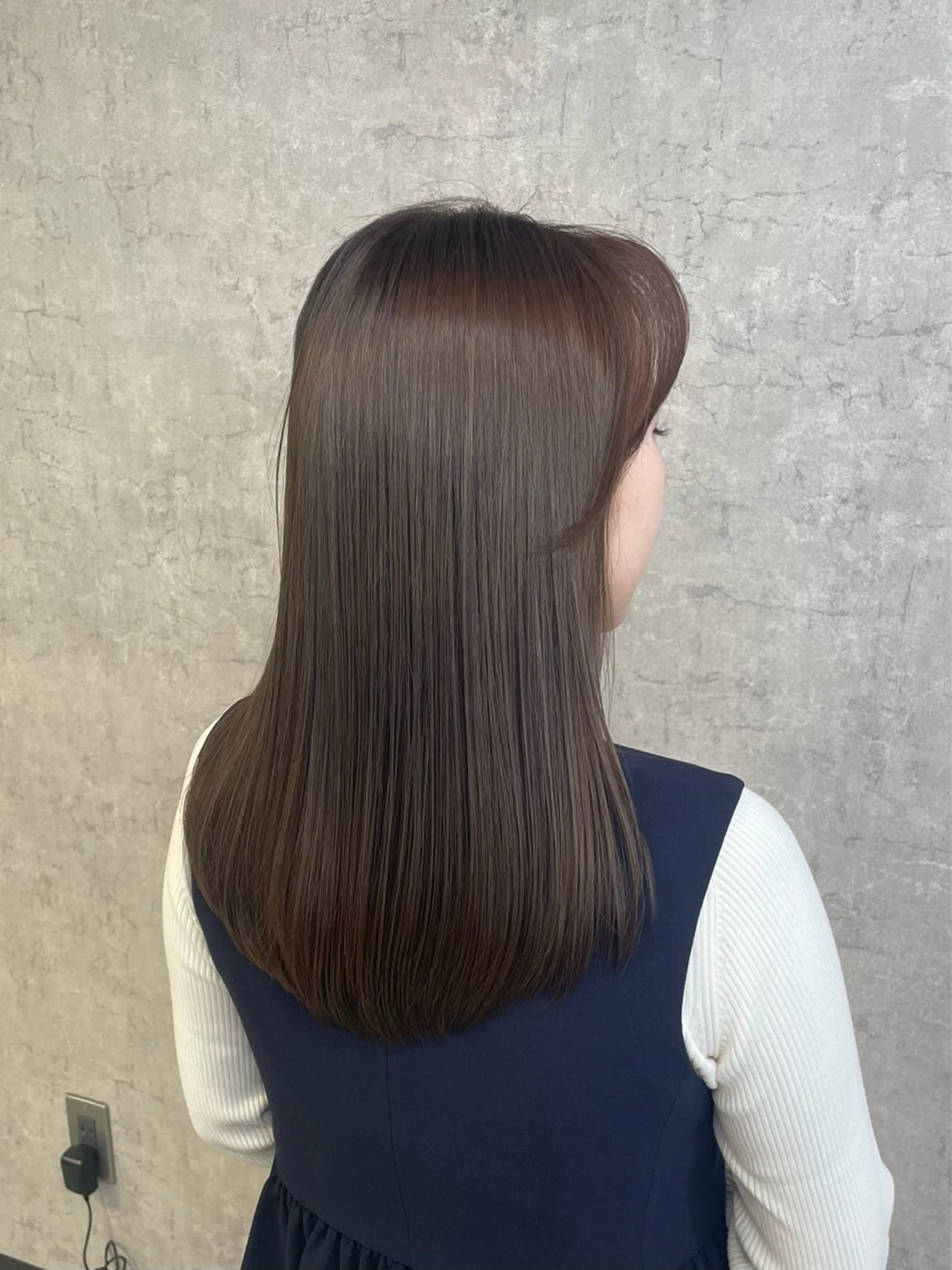 ミディアム 顔まわりレイヤー 顔周りカット 姫カット 髪質改善 韓国風ヘア トレンド韓国ヘア 🇰🇷のんのヘアスタイル