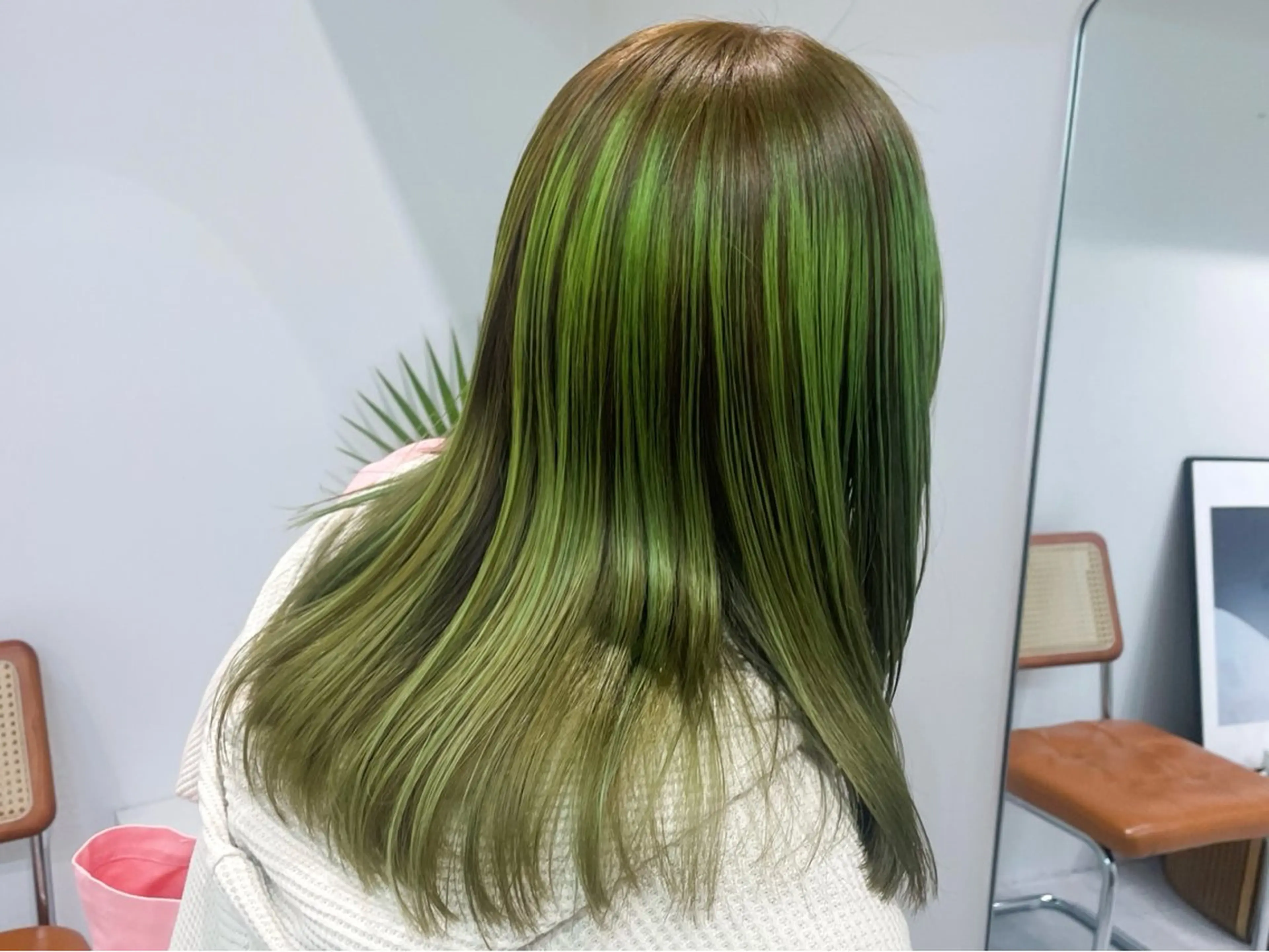 セミロング カラー ヘアアレンジ 🦠デザインカラー/ 魚瀬あおい🦠のヘアスタイル