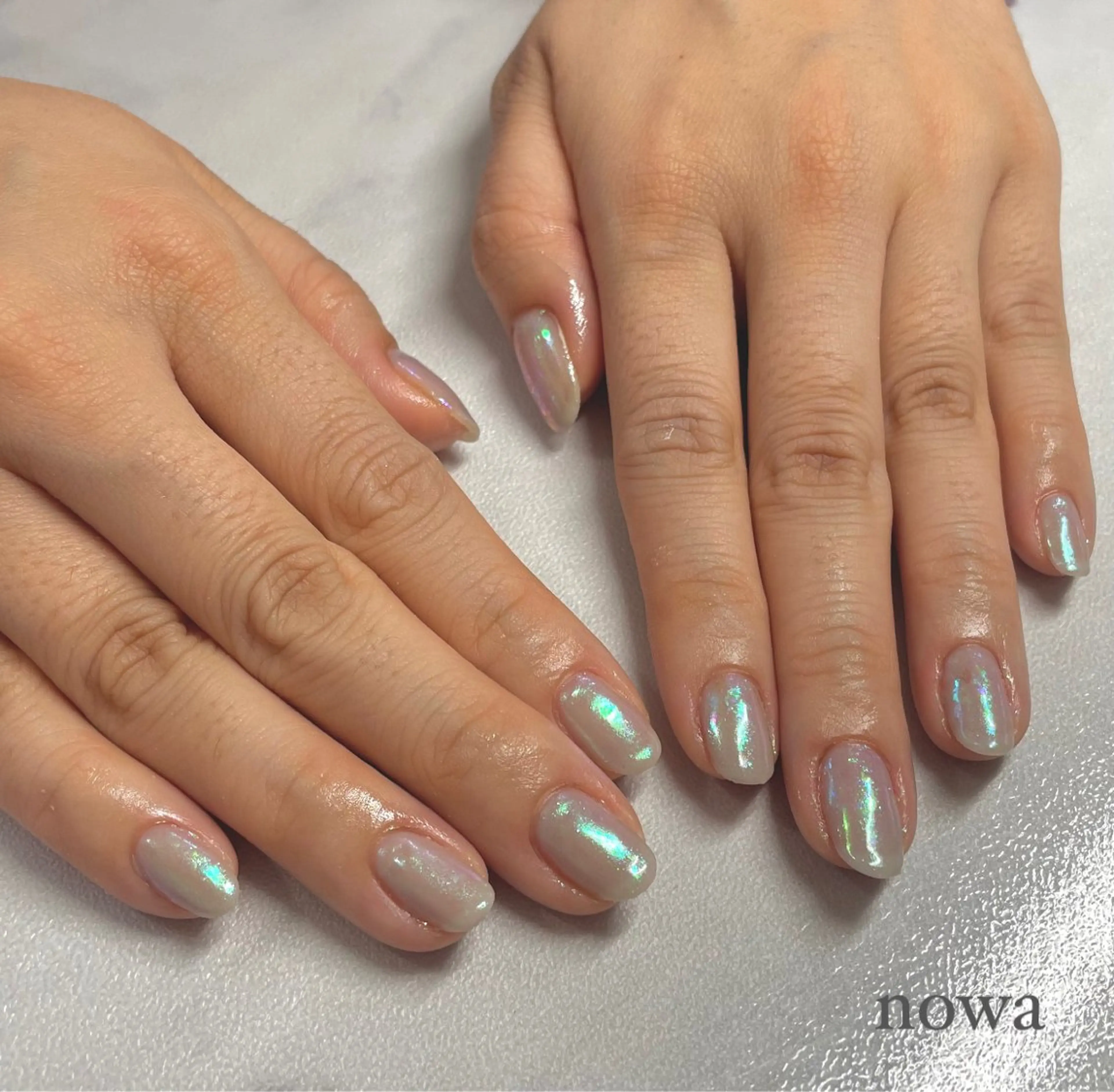 ネイル オーロラネイル Beauty Studio 【nowa】所属・【nowa】小松 宙未 Soramiのネイルデザイン