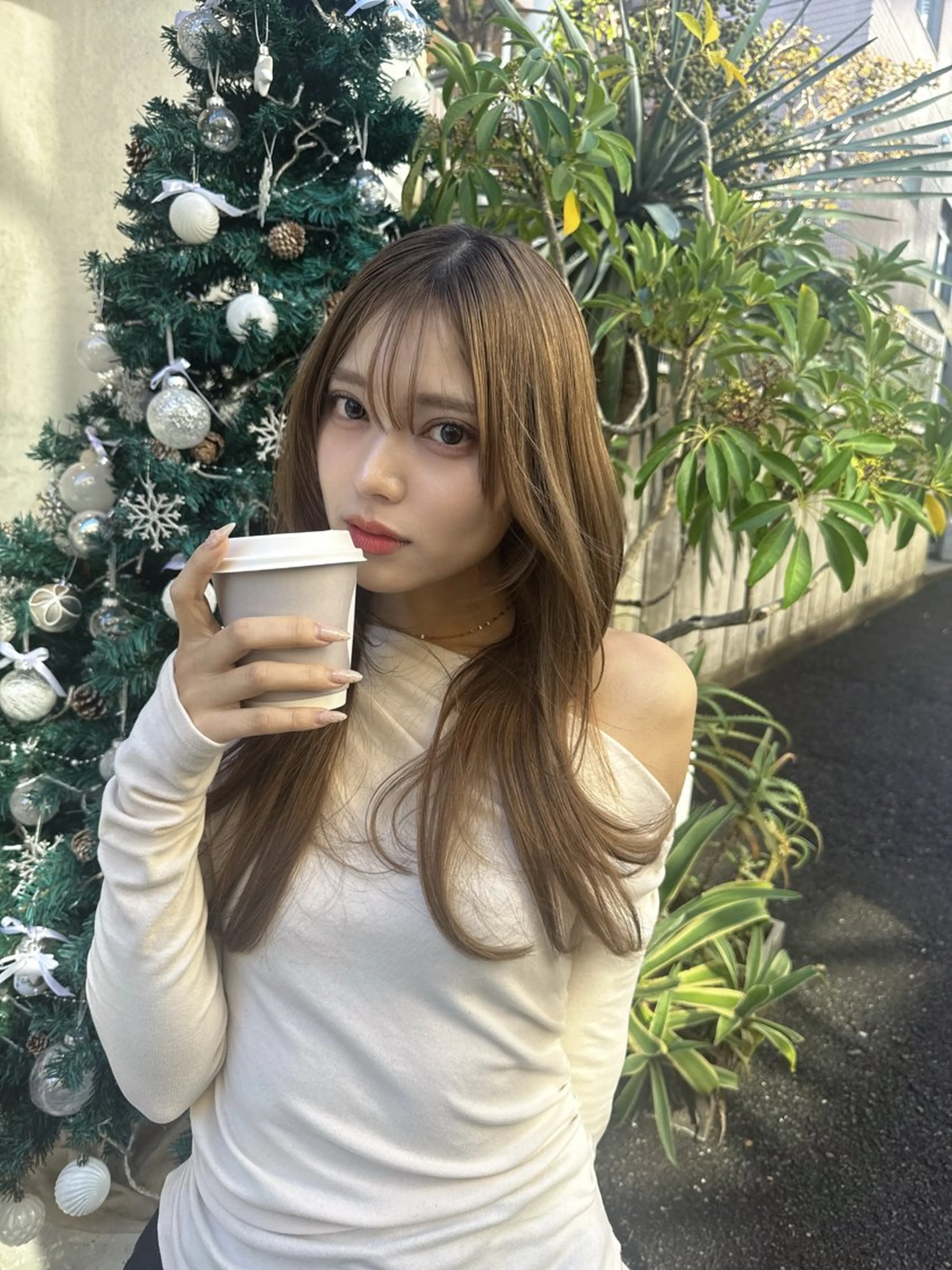 ロング カラー ベージュカラー 透明感カラー レイヤーカット 小顔カット カット ヘアカラー トリートメント 💎透明感カラー特化 💎TAISEIのヘアスタイル