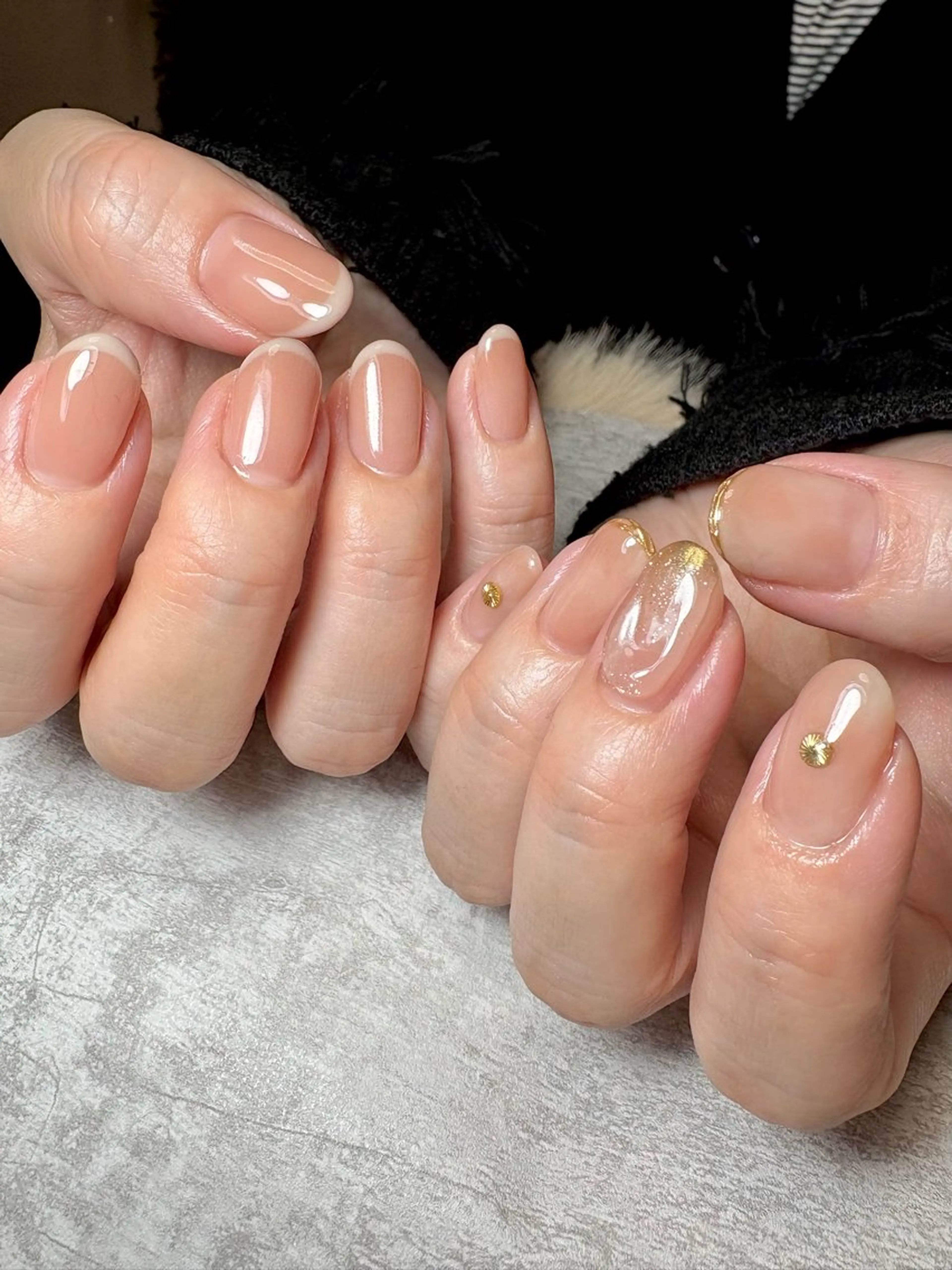 ネイル フレンチネイル 持ち込み ニュアンスネイル BEAUTY GARDEN 【nail salon unseul】所属・nana .のネイルデザイン