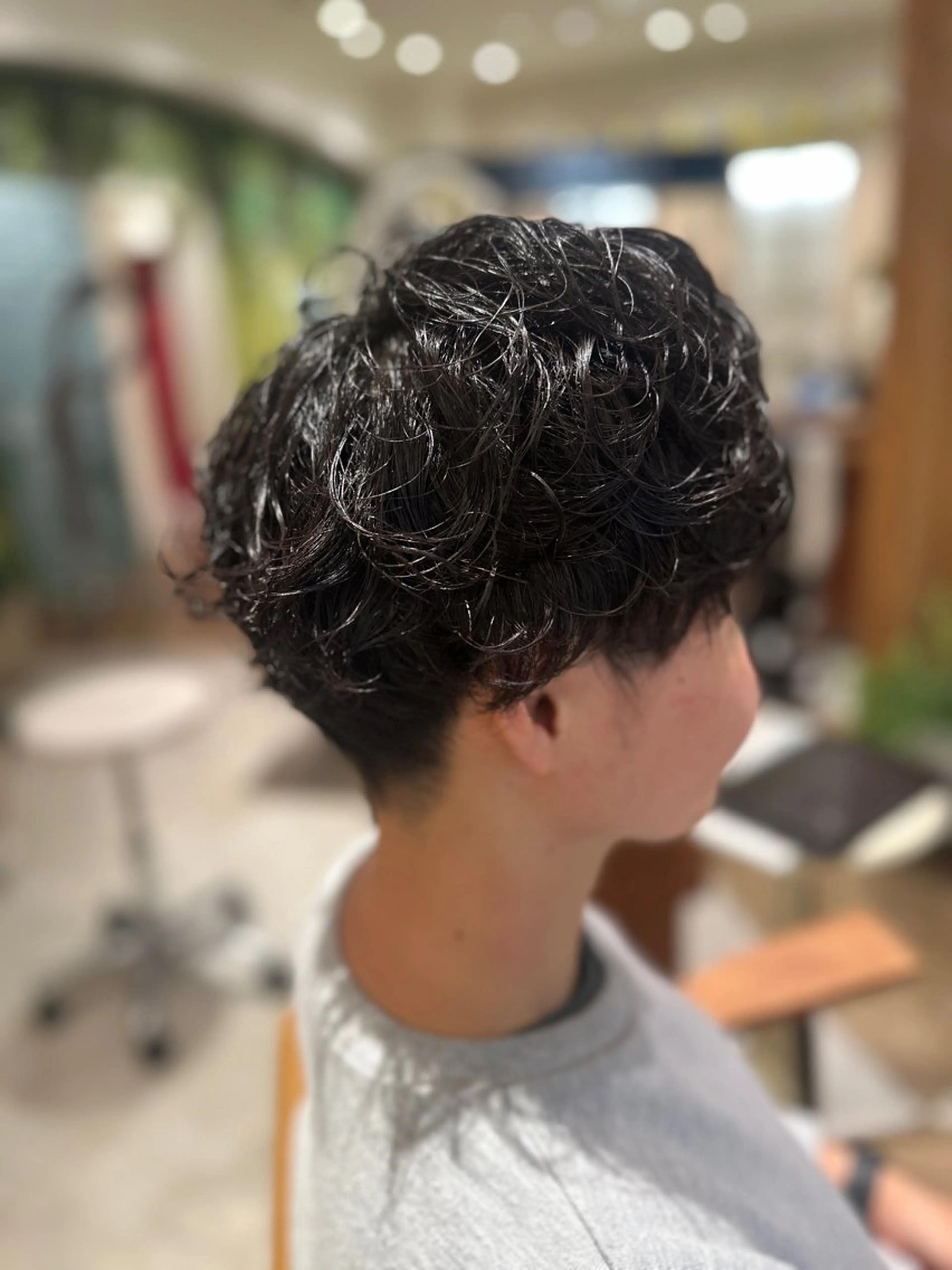 パーマ メンズ カット パーマ 韓国風レイヤーカット 🇰🇷❕モカのヘアスタイル