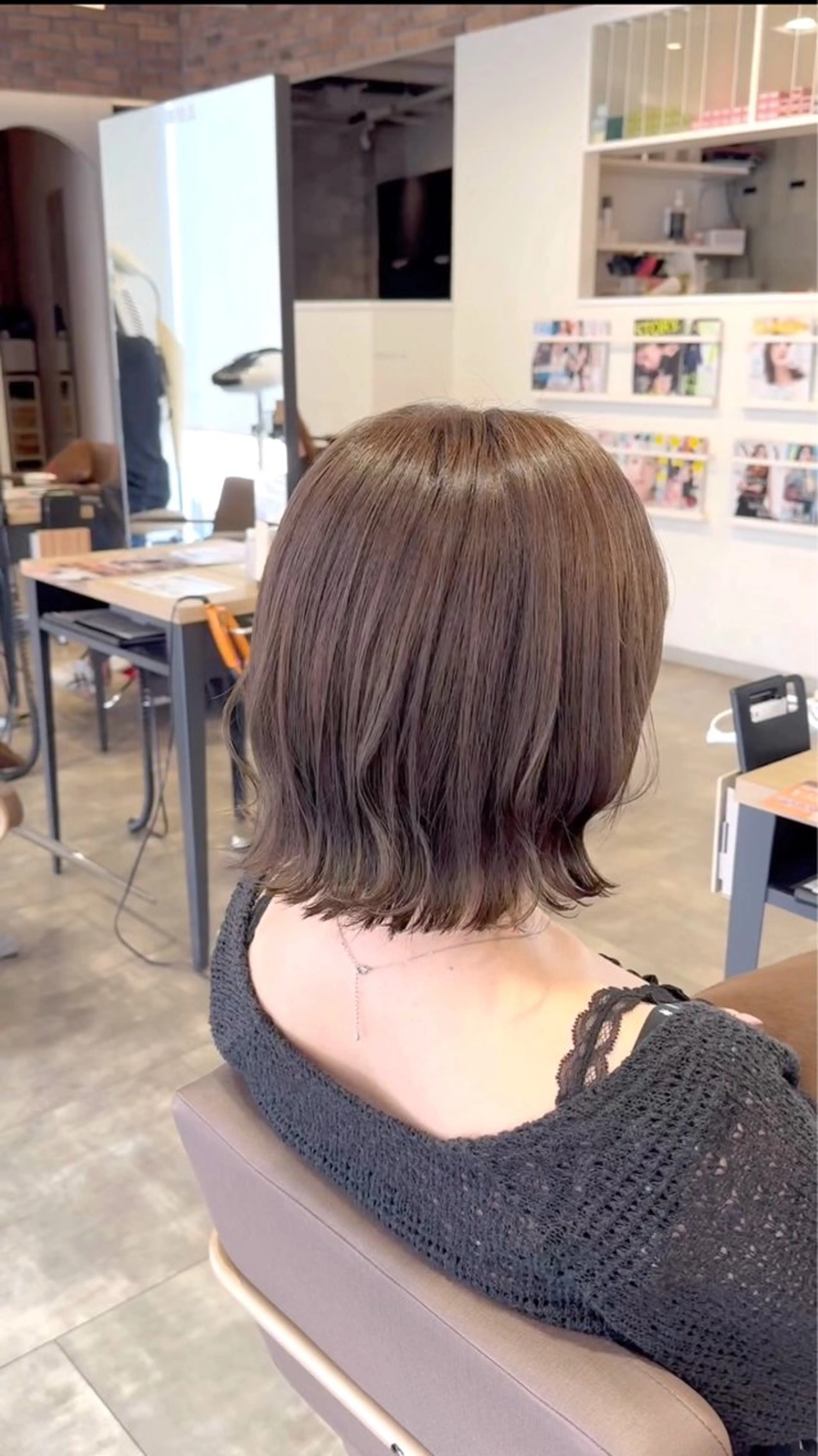 ショート カラー 透明感カラー ボブ 髪質改善/レイヤー /ボブ/中村莞太朗のヘアスタイル