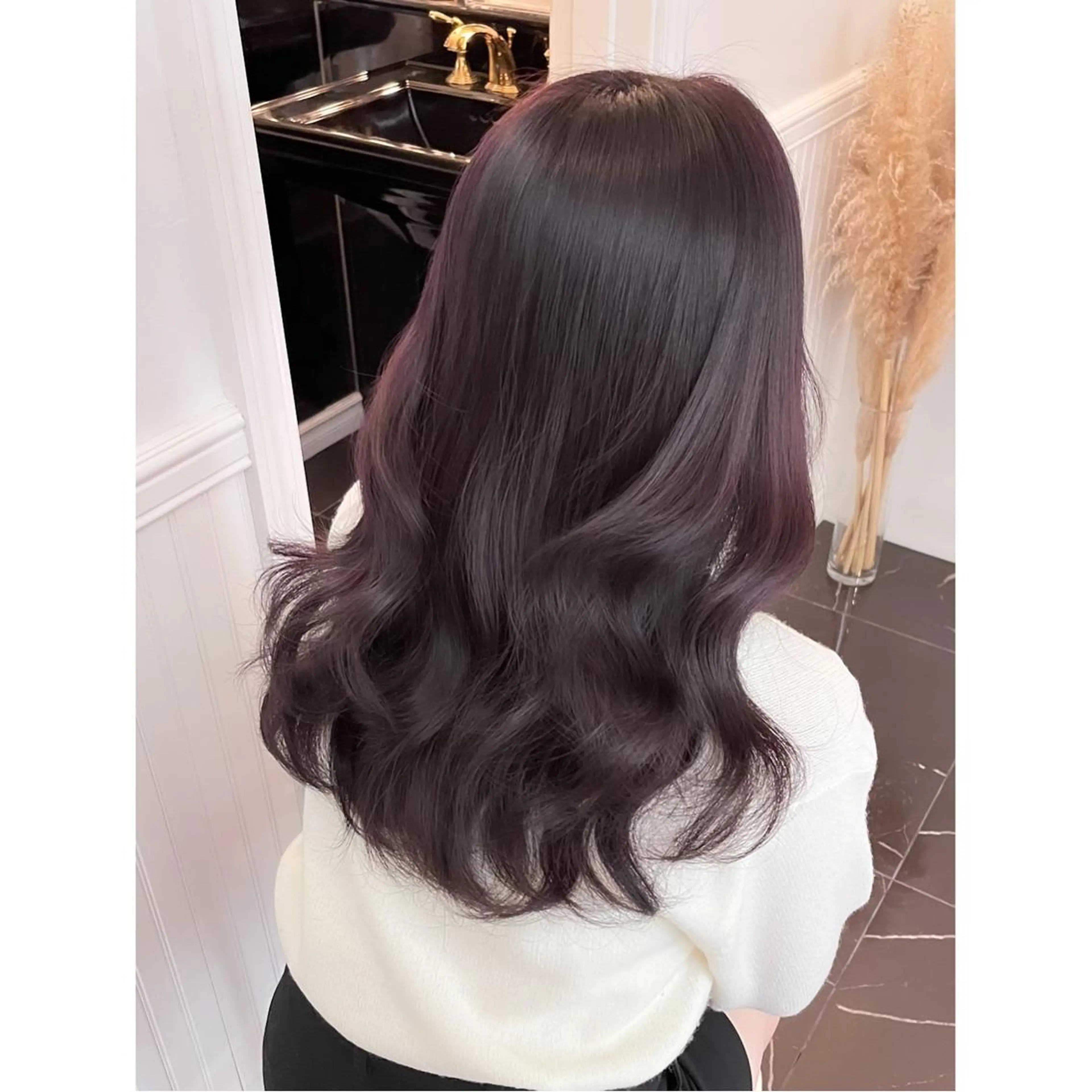 ワンカラー（ブリーチなし）の写真