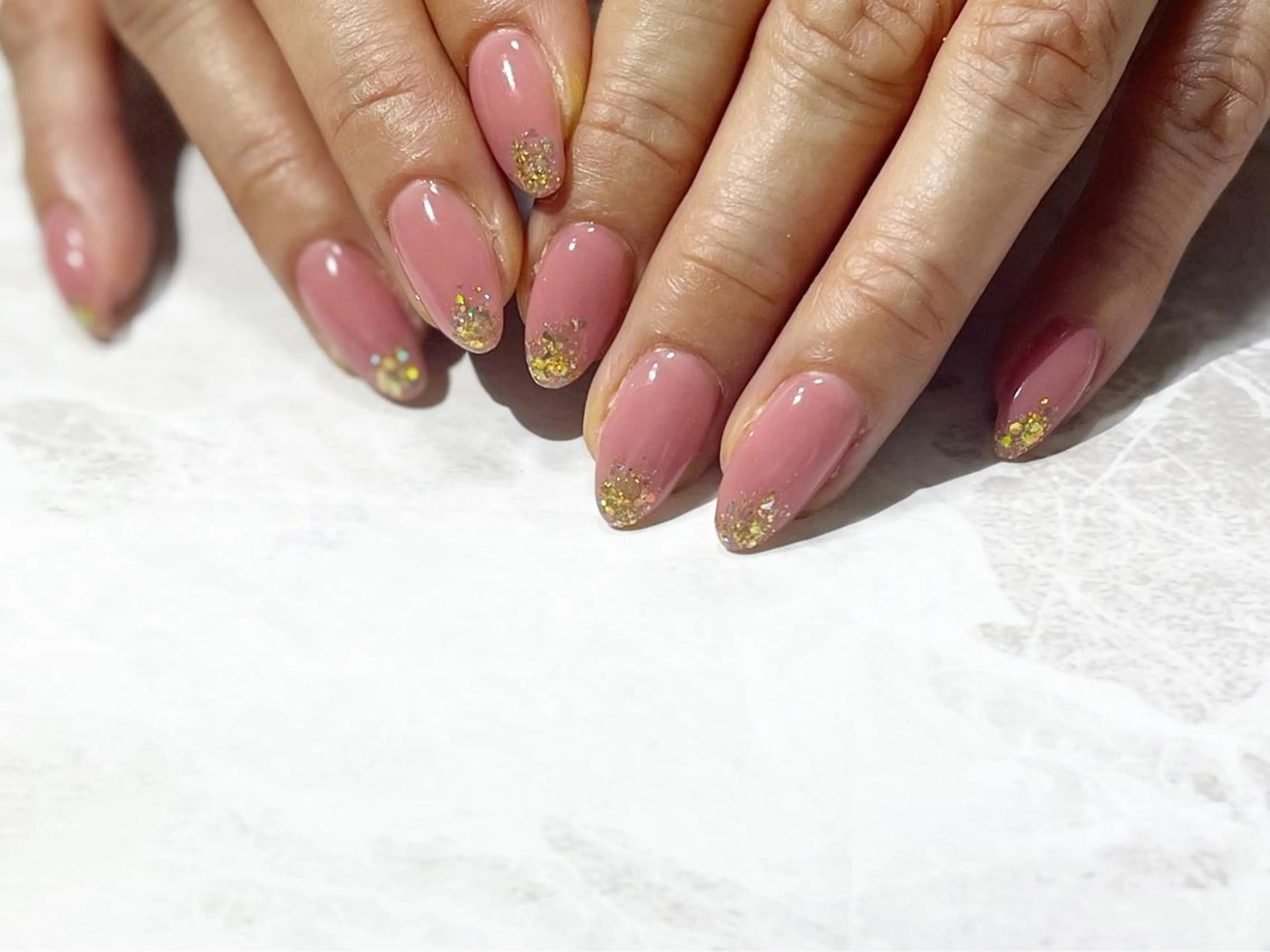 ネイル フットネイル ニュアンスネイル ピンク シンプルネイル 春ネイル ネイル フフラ所属・nail fufla ♡yamane♡のネイルデザイン