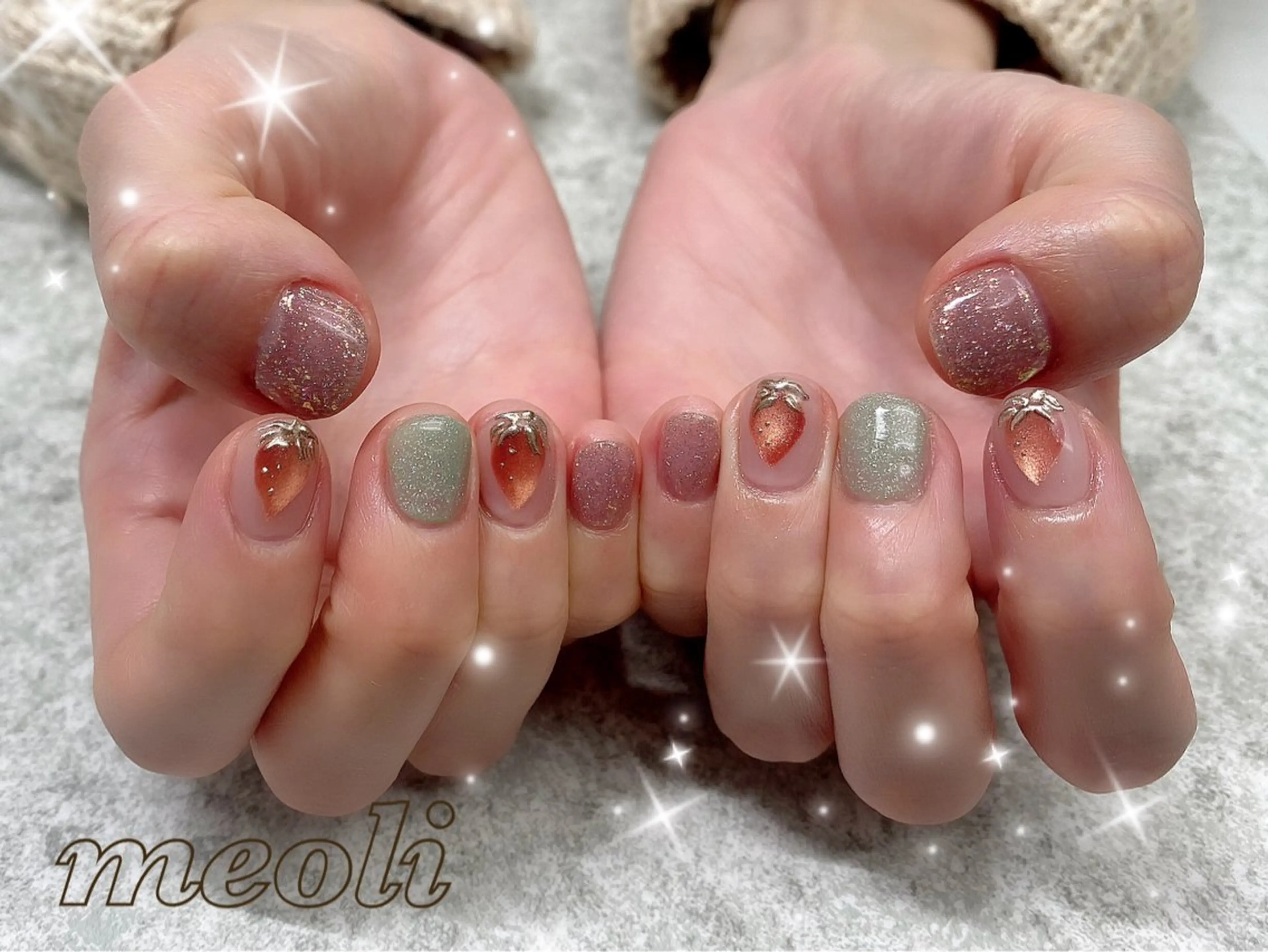 ネイル ハンドネイル nail salon meoli メグのネイルデザイン