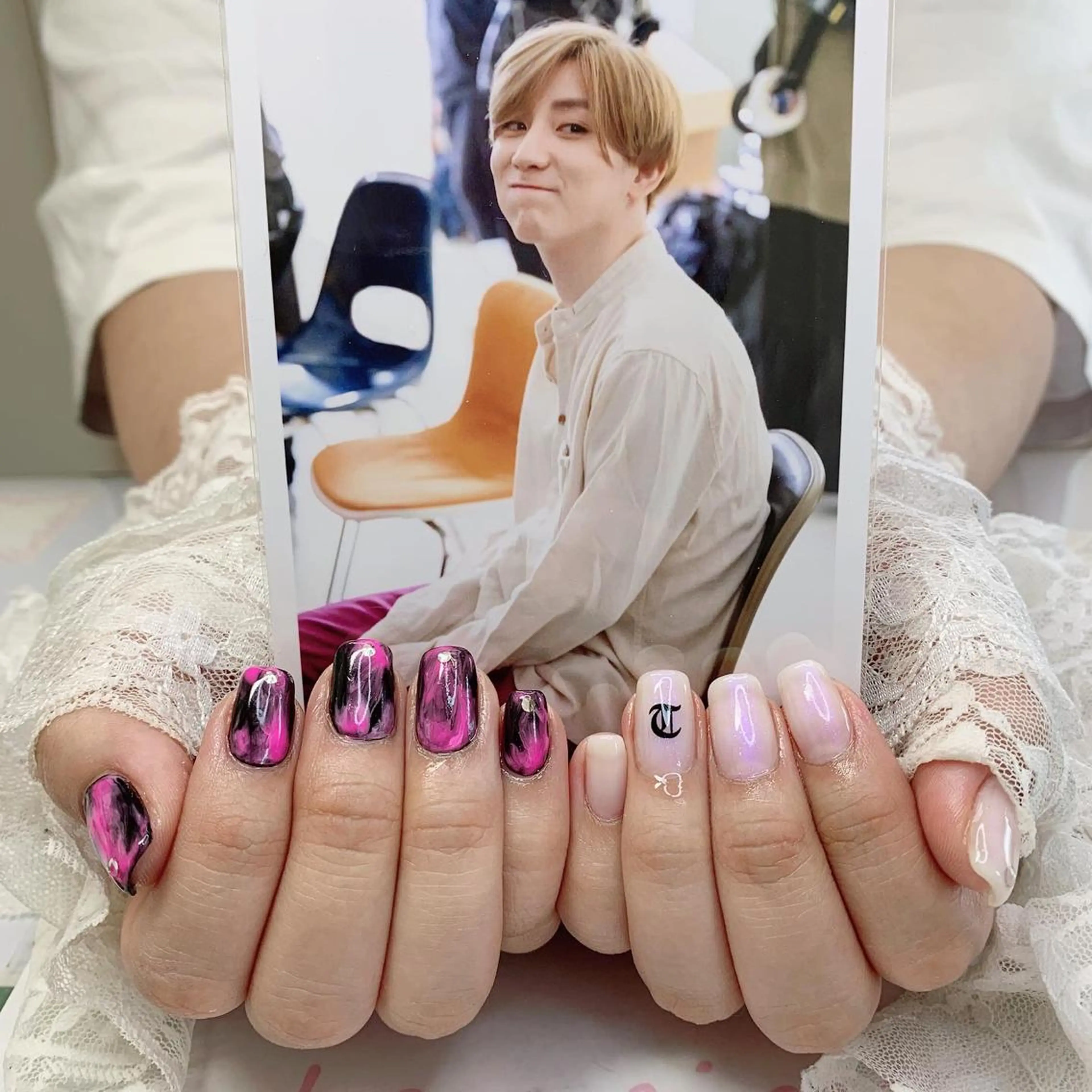 ネイル ハンドネイル La neige* yuki 🥯🍑のネイルデザイン