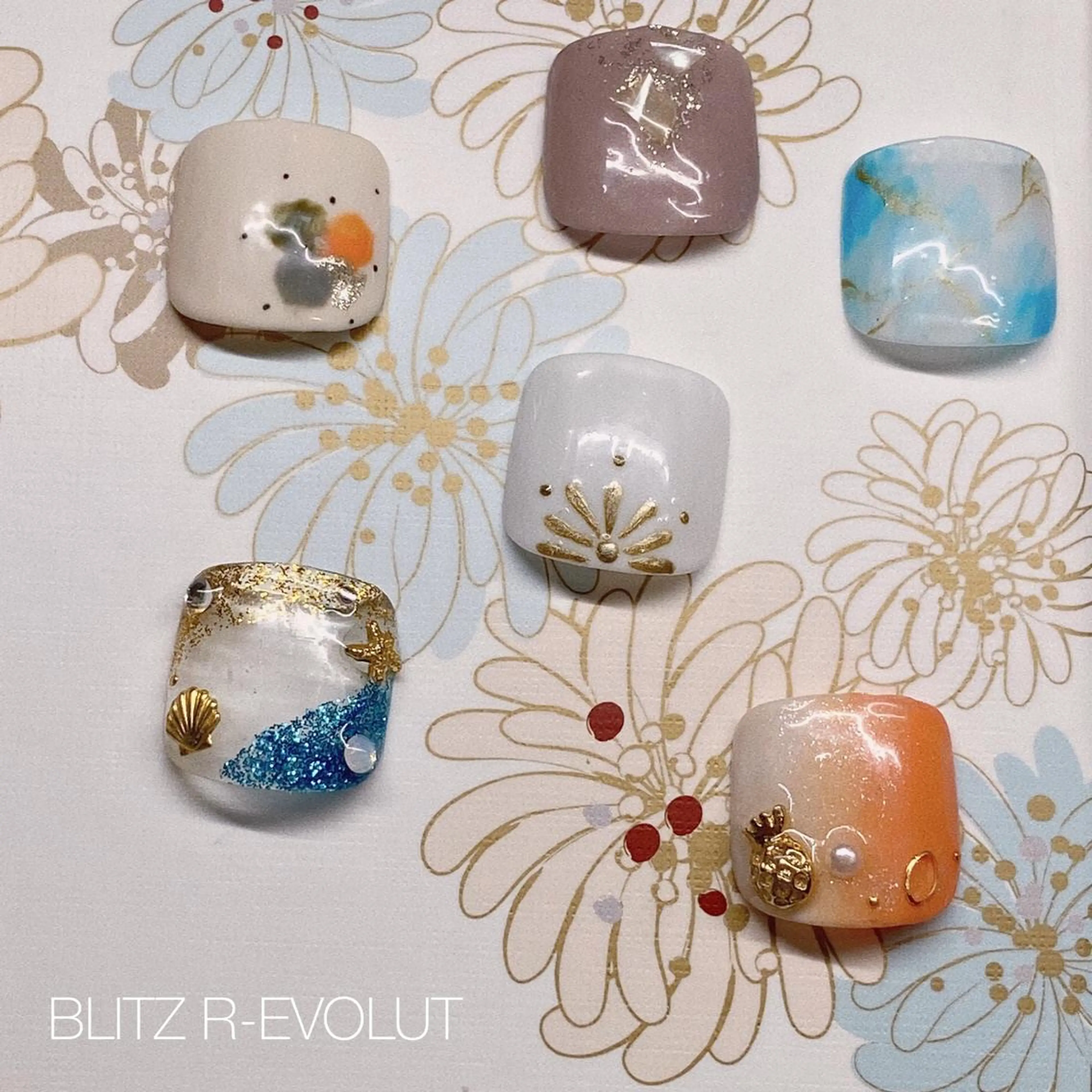 ネイル ☁️BLITZ 🎀笠原雪音🎀のネイルデザイン