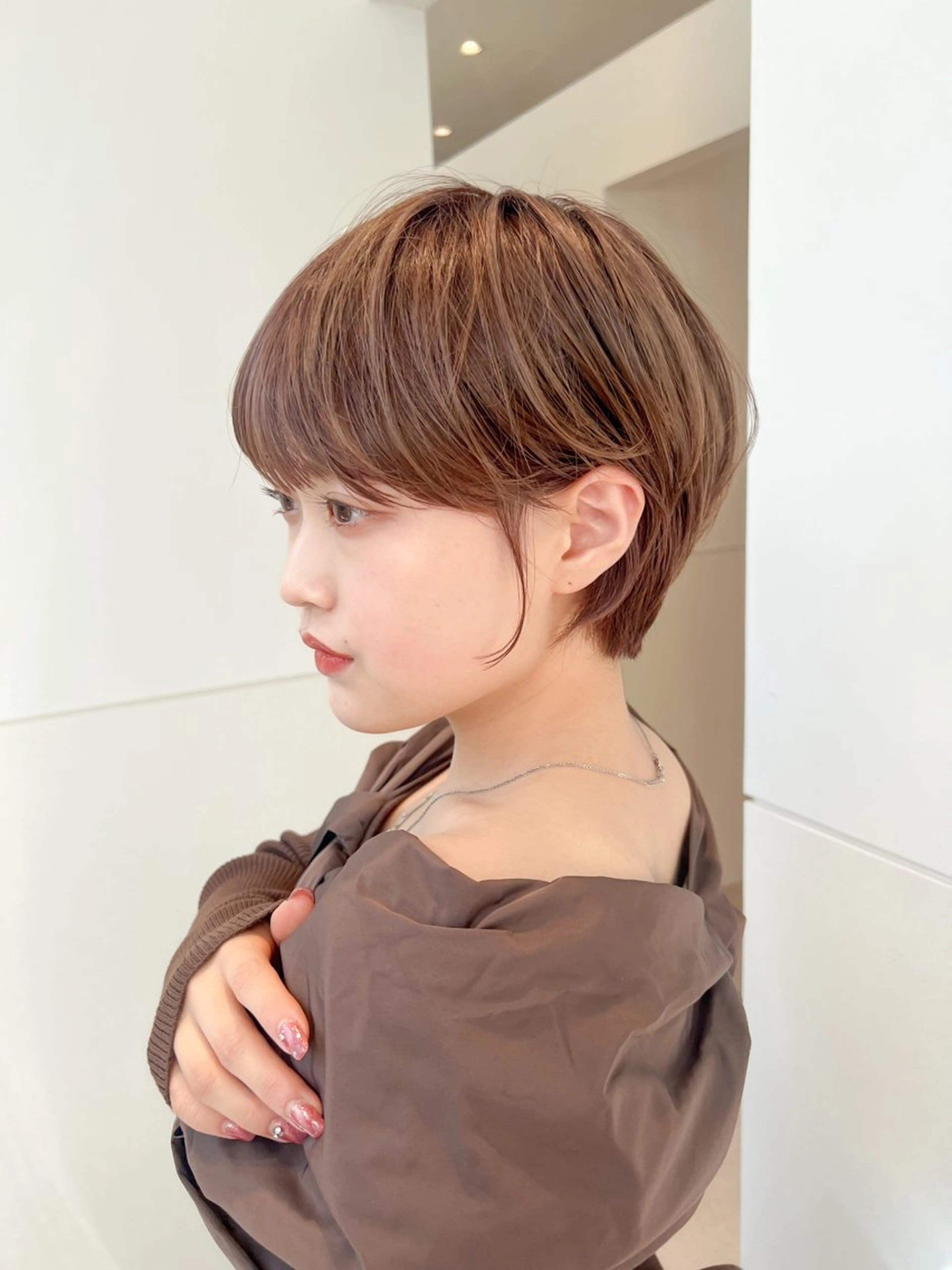 ショート カット ヘアカラー トリートメント 縮毛矯正 /横山陸人のヘアスタイル