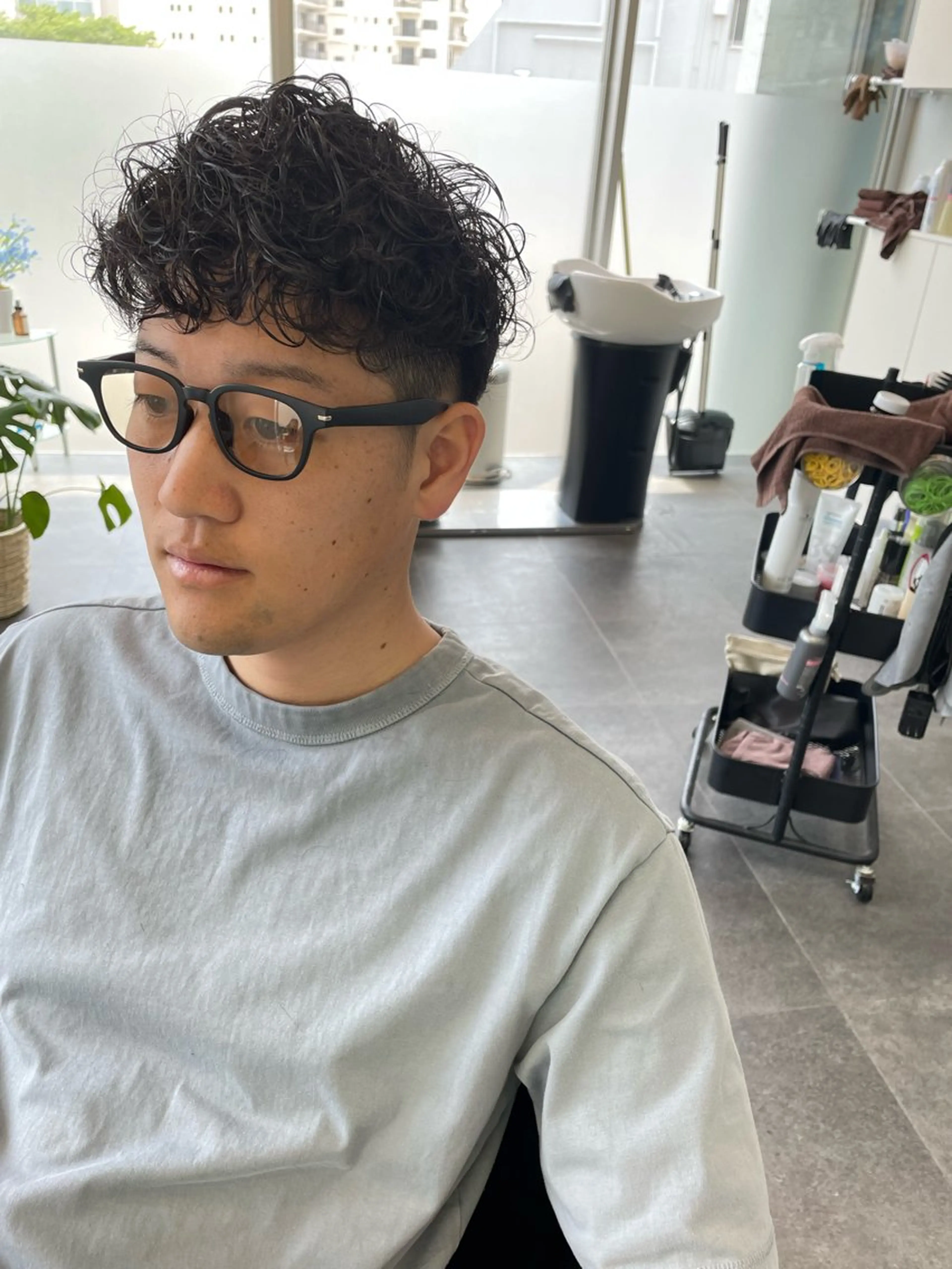 メンズ YinYang所属・川﨑 章弘のヘアスタイル