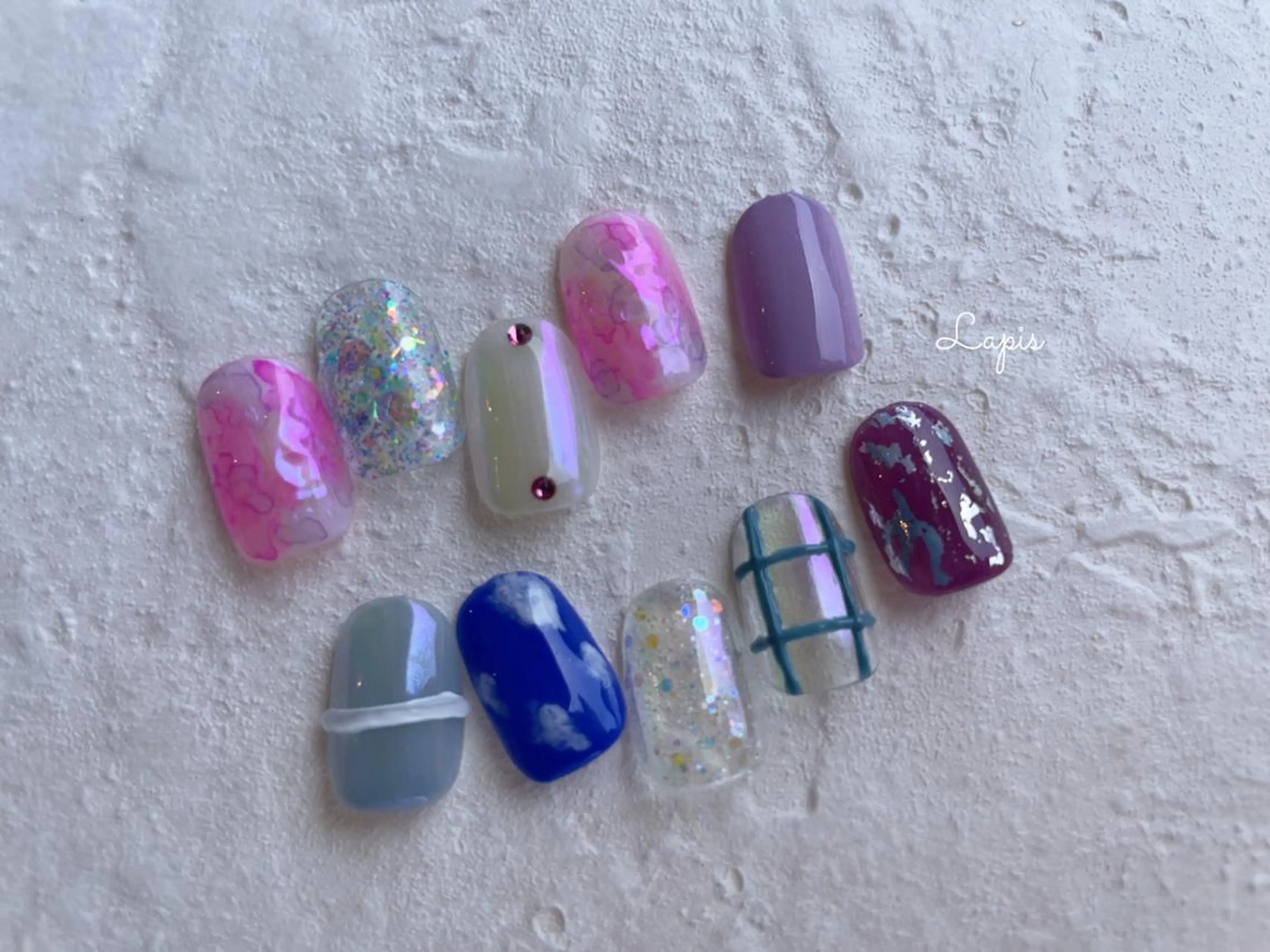 ネイル ハンドネイル Lapis *のネイルデザイン