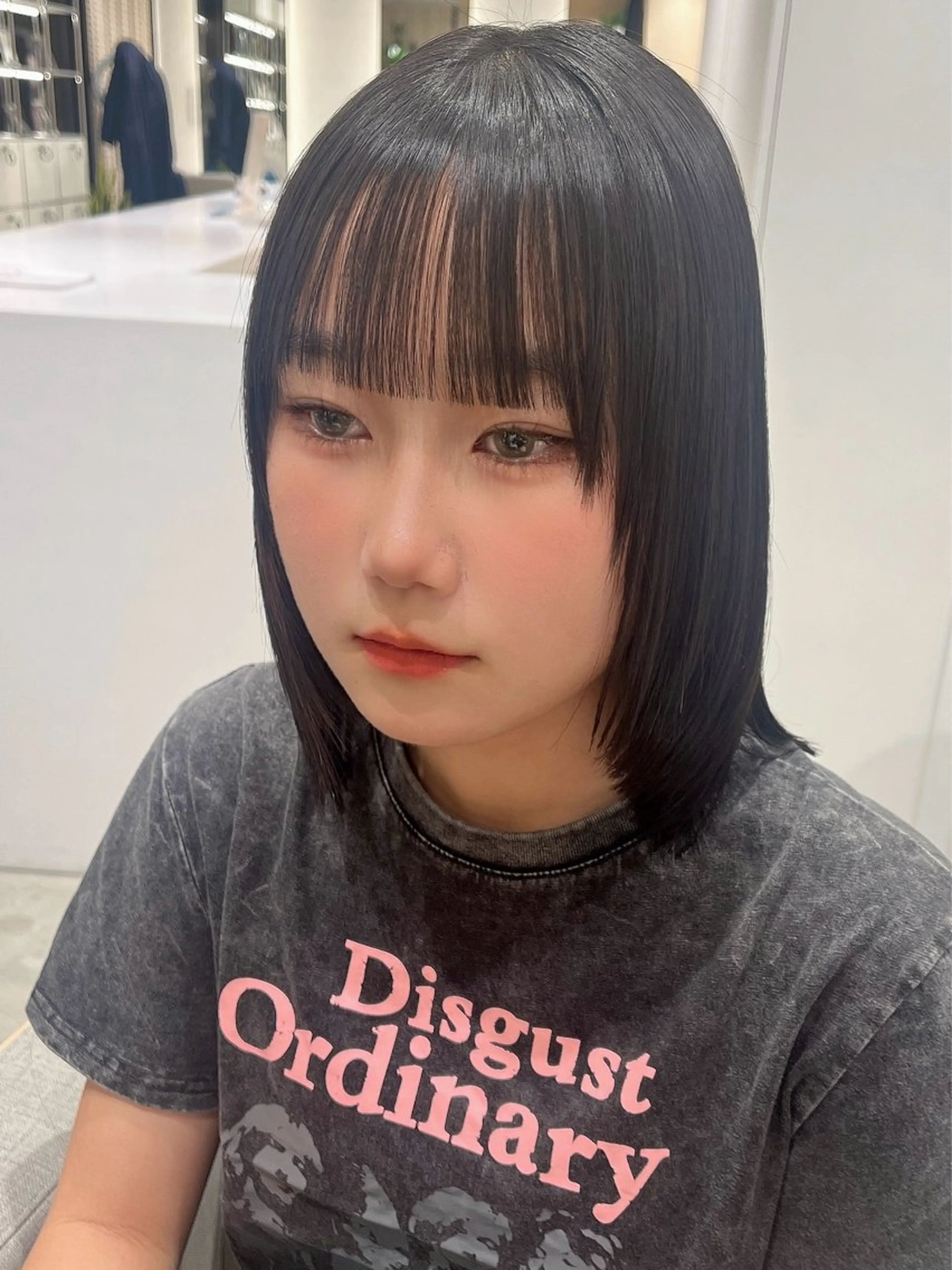 ミディアム パーマ 縮毛矯正 トリートメント stair:case 💖大類舞衣子💖のヘアスタイル