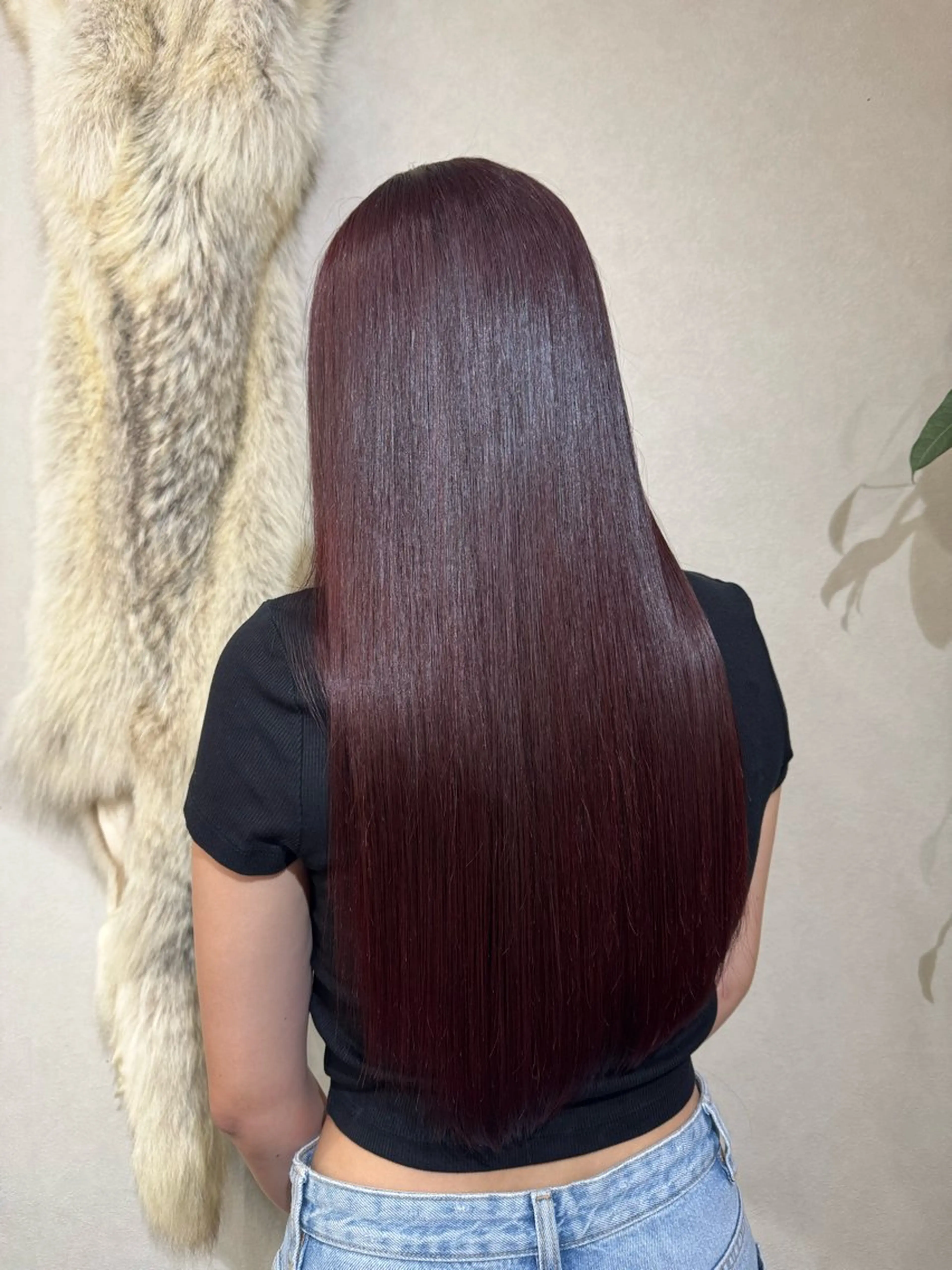 ロング ヘアカラー 永野 いずみのヘアスタイル