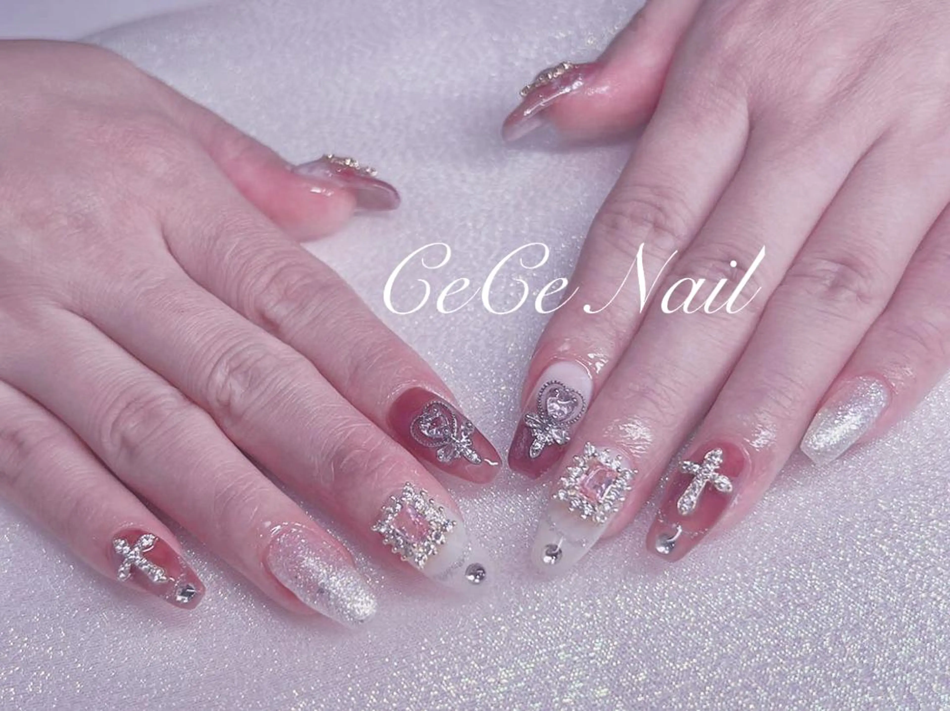 ネイル スカルプネイル 🎀CeCe nail🎀のネイルデザイン