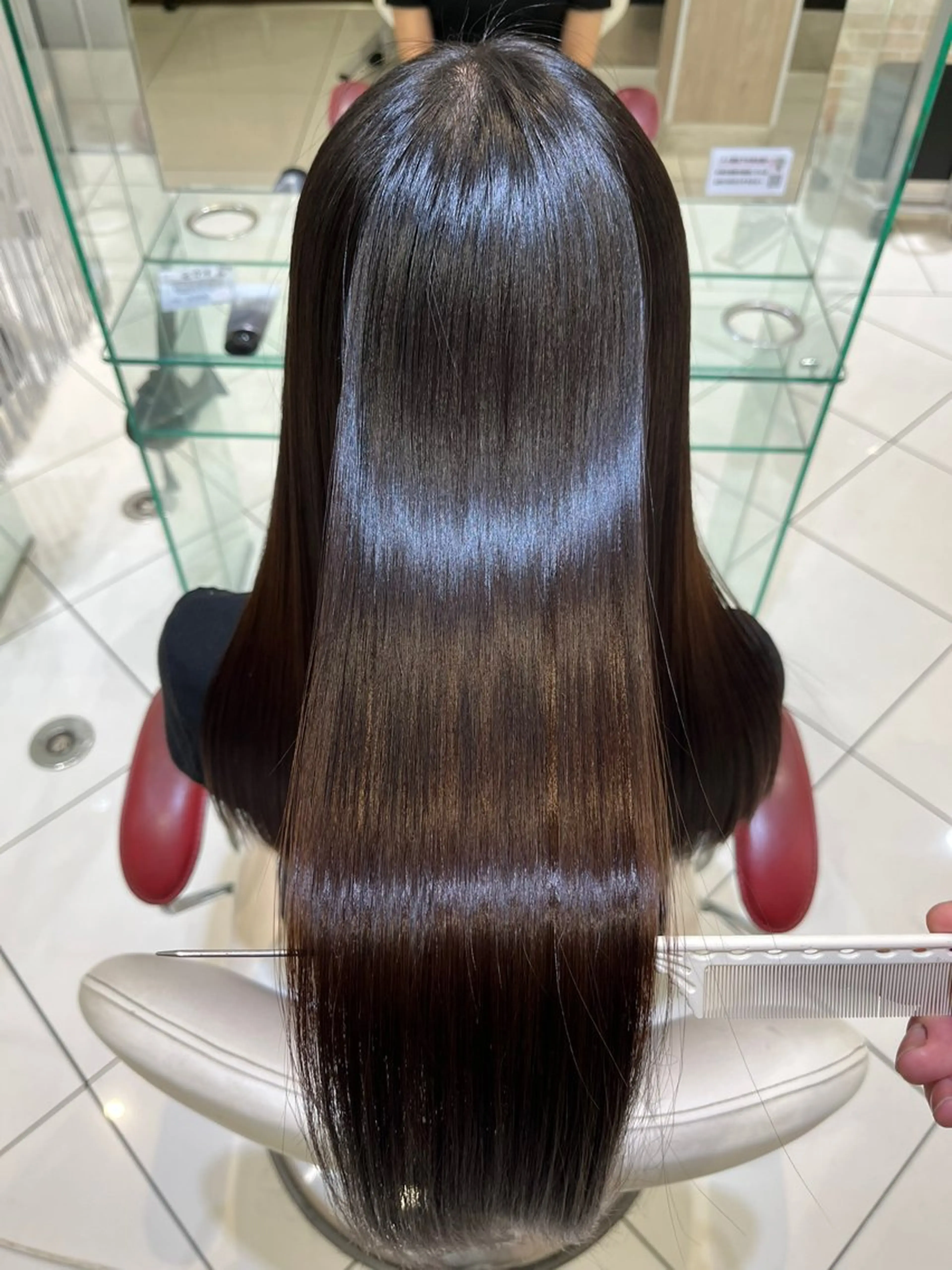 ロング 髪質改善 縮毛矯正 髪質改善美容師 鈴木のヘアスタイル