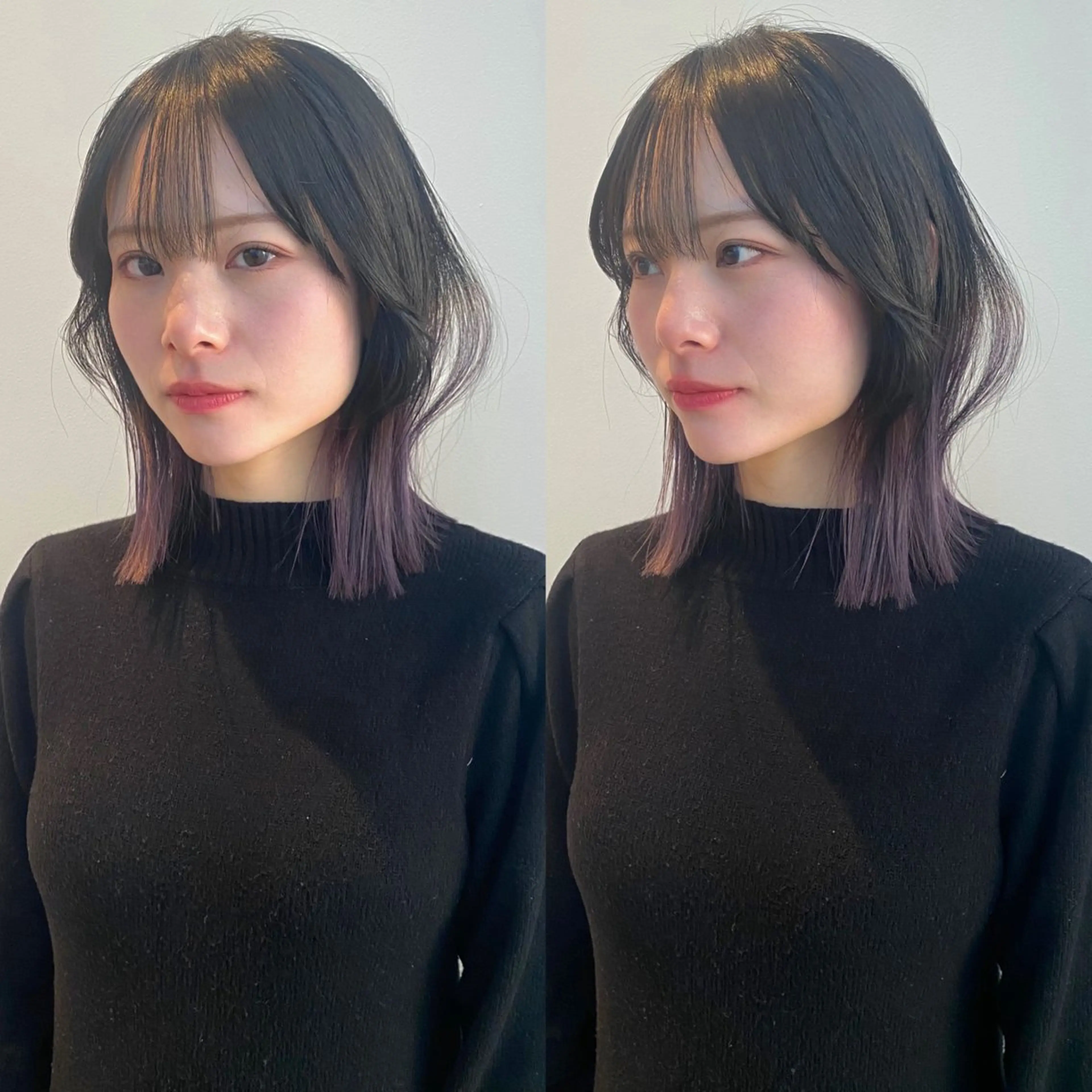 ミディアム カラー カット ヘアカラー トリートメント mai / linoah˚✧のヘアスタイル