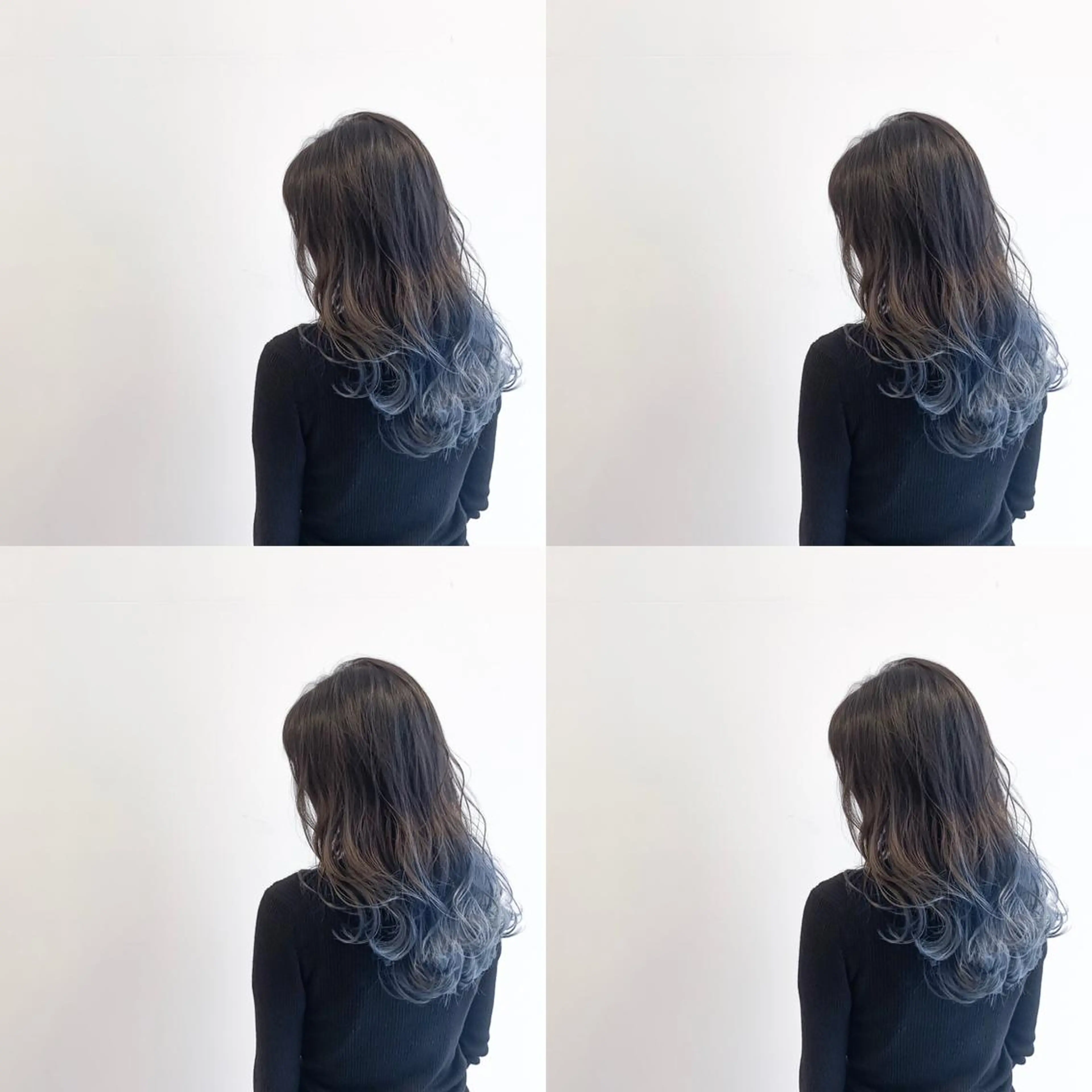 ロング カラー ヘアカラー なんば髪質改善カラー Ardoreのヘアスタイル