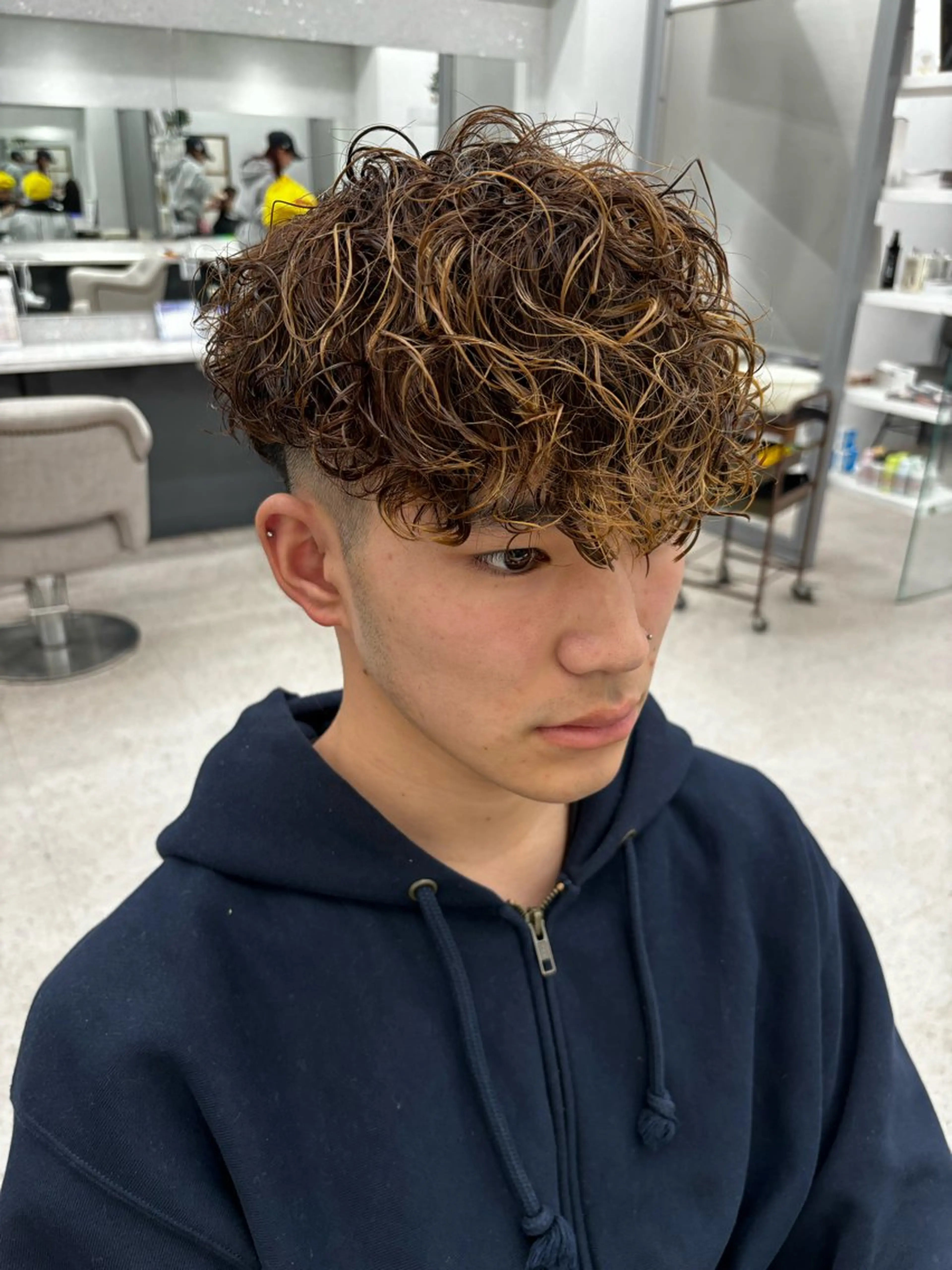 🍋大人気流行りのスペインカール＋メンズカット🍋の写真