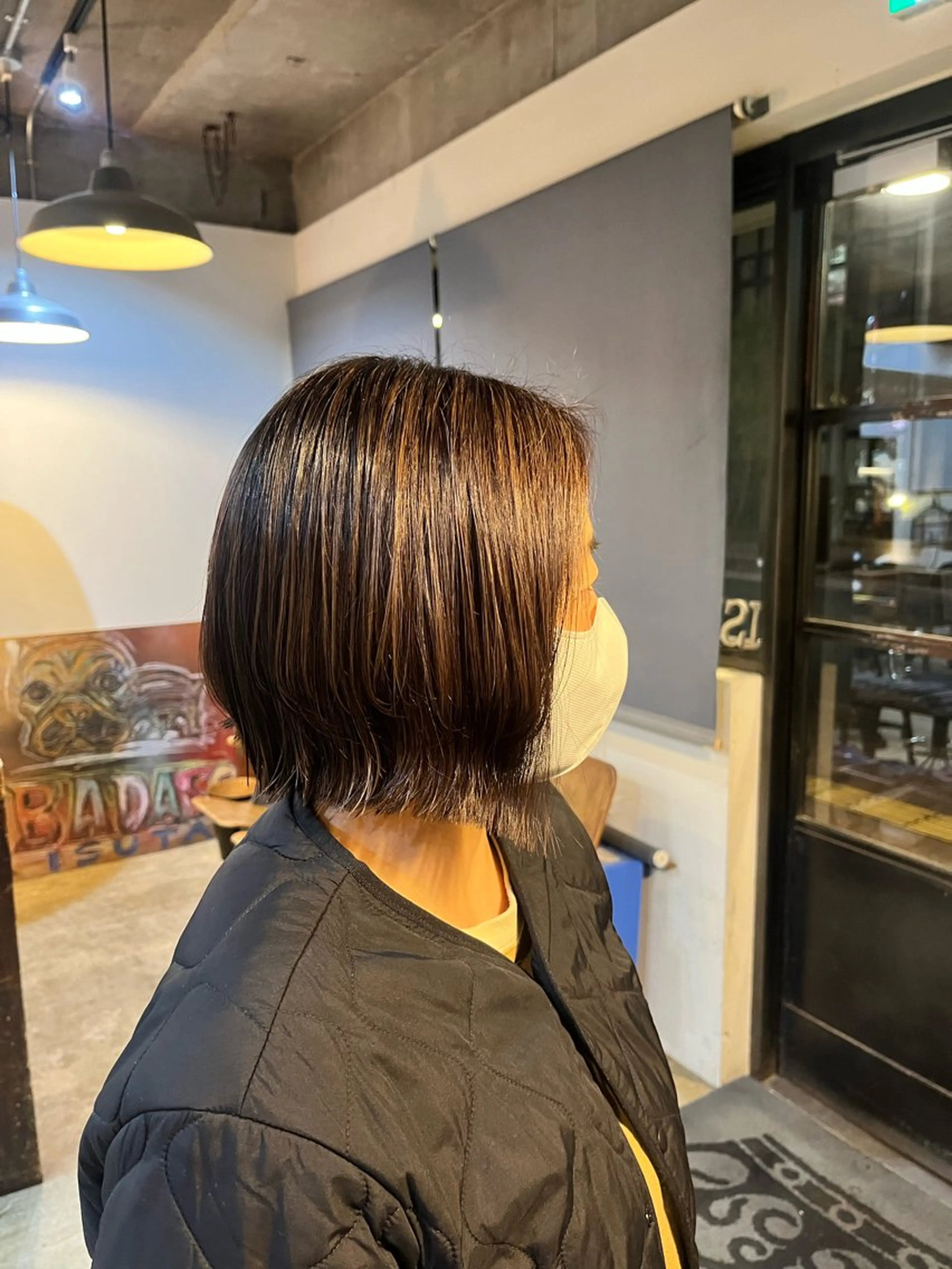 カラー ヘアカラー 松原 樹里のヘアスタイル