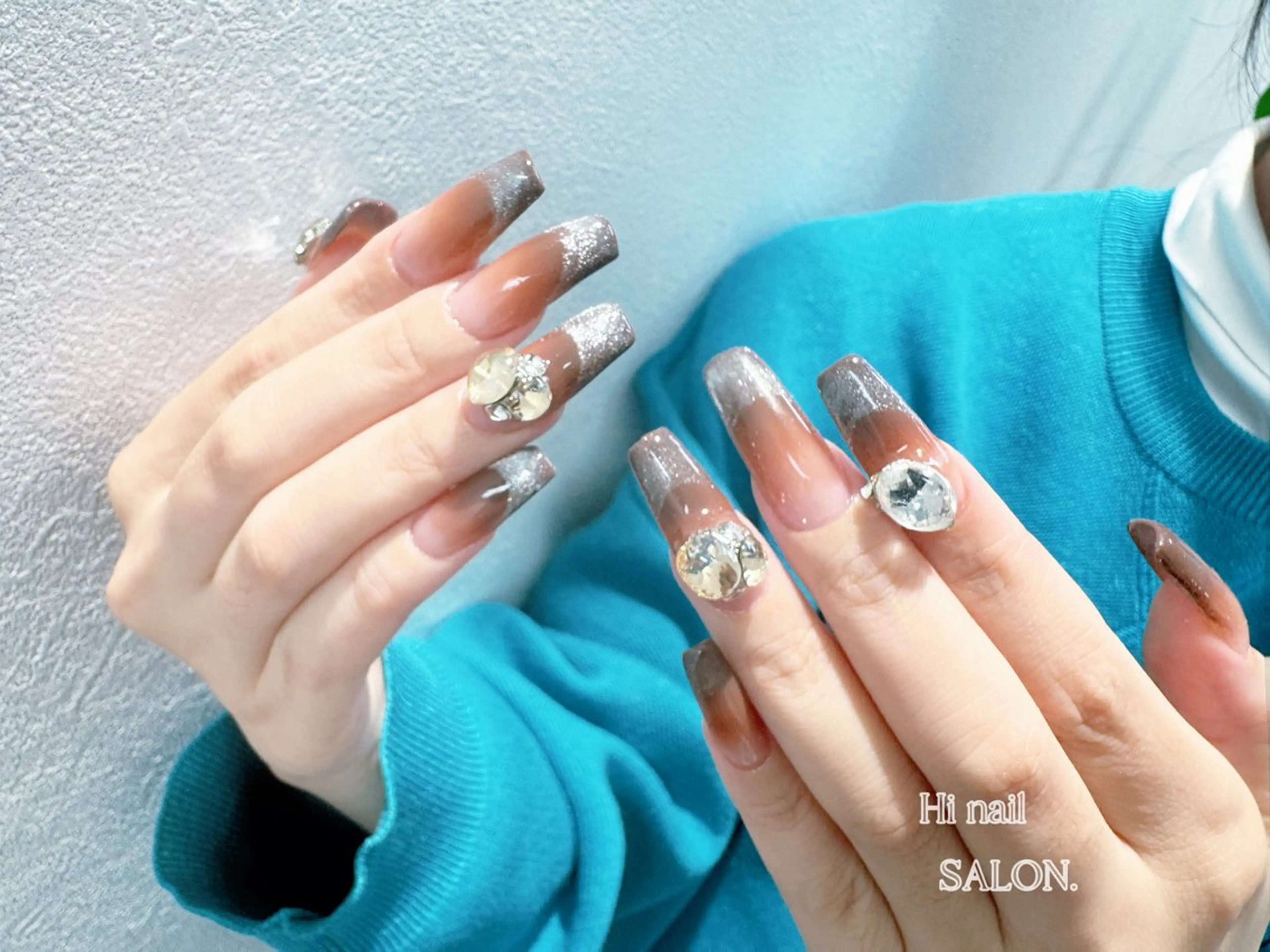 ネイル チークネイル フレンチネイル 韓国ネイル マグネットネイル 持ち込み ハンドネイル Hi nail 【ハイネイル】池袋のネイルデザイン