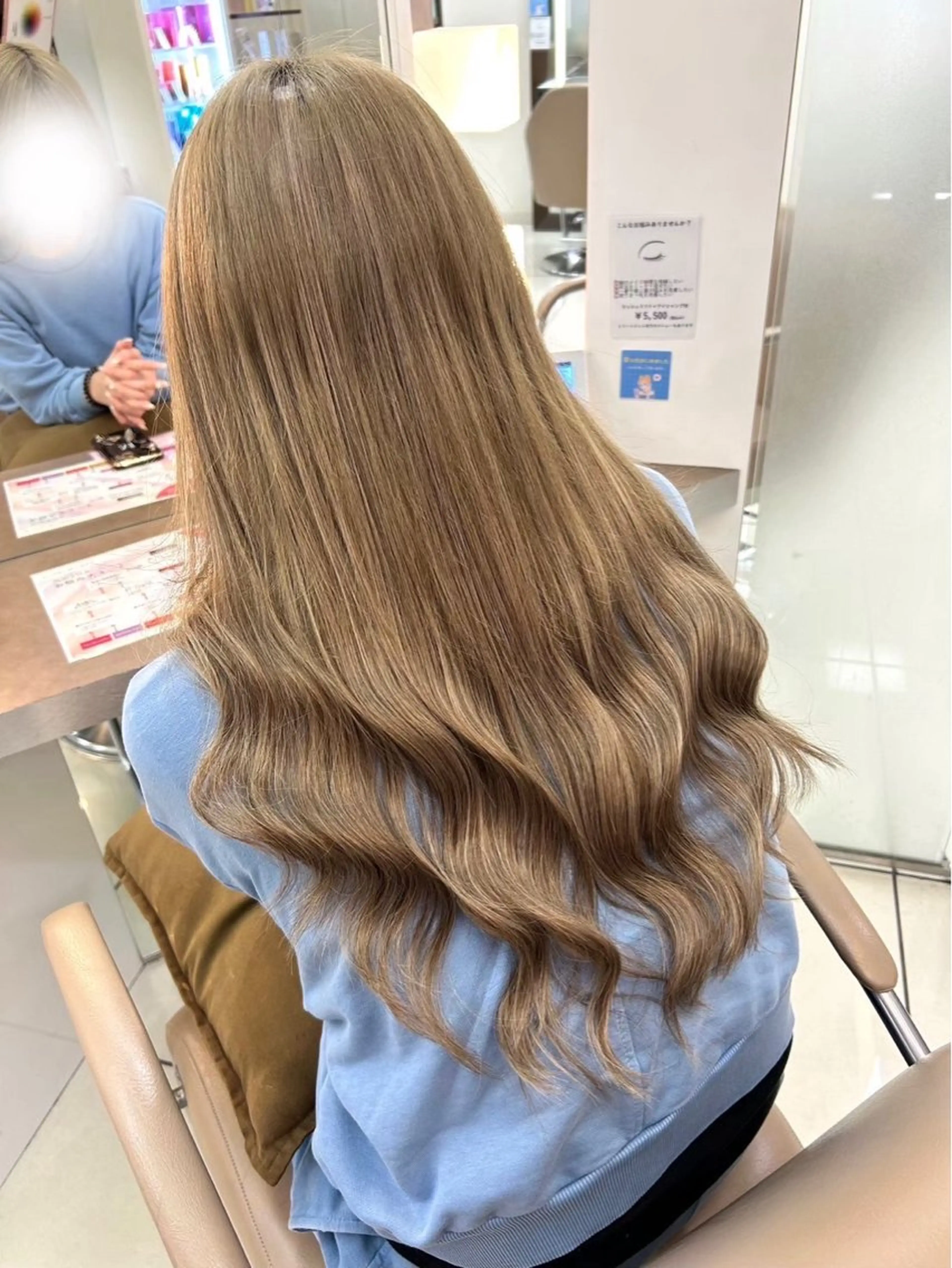 ミディアム カラー ヘアカラー エクステ 羽エクステ/シール エクステ/横浜駅5分のヘアスタイル