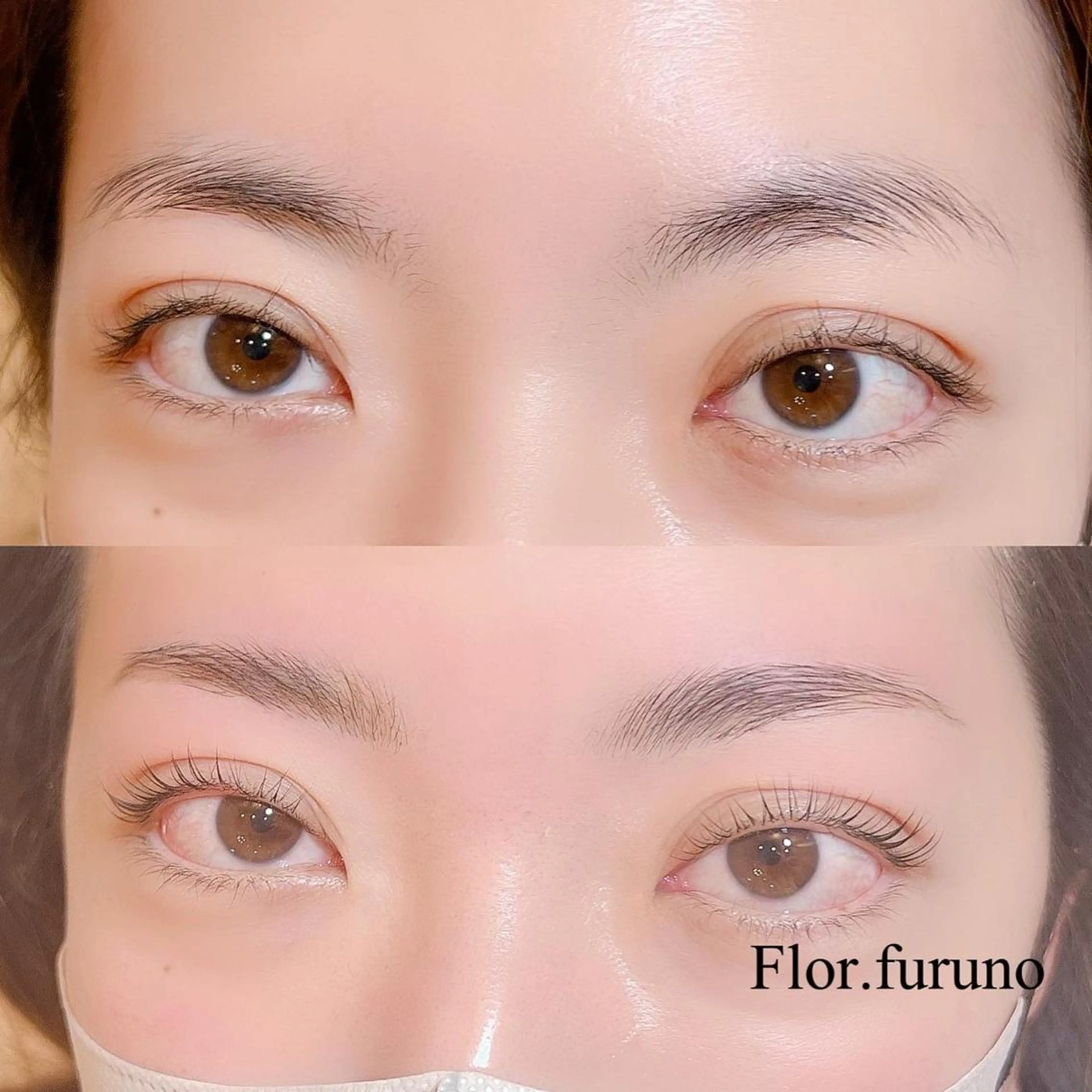 マツエク・マツパ アイブロウ パリジェンヌラッシュリフト マツパ Flor上大岡 ＊フルノ リナ＊のマツエク・マツパデザイン